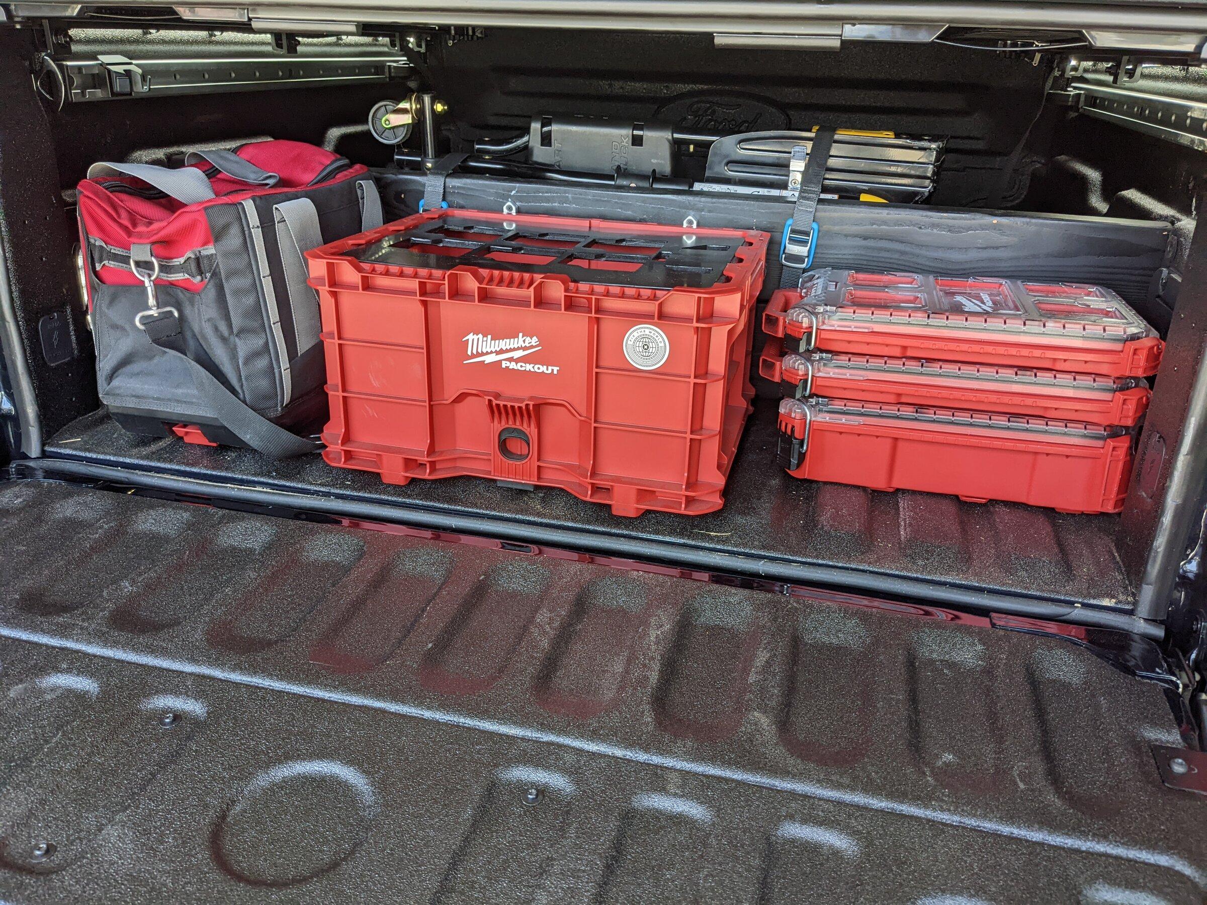 Ford Maverick Flexbed - Milwaukee Packout Setup PXL_20220502_185855565.MP