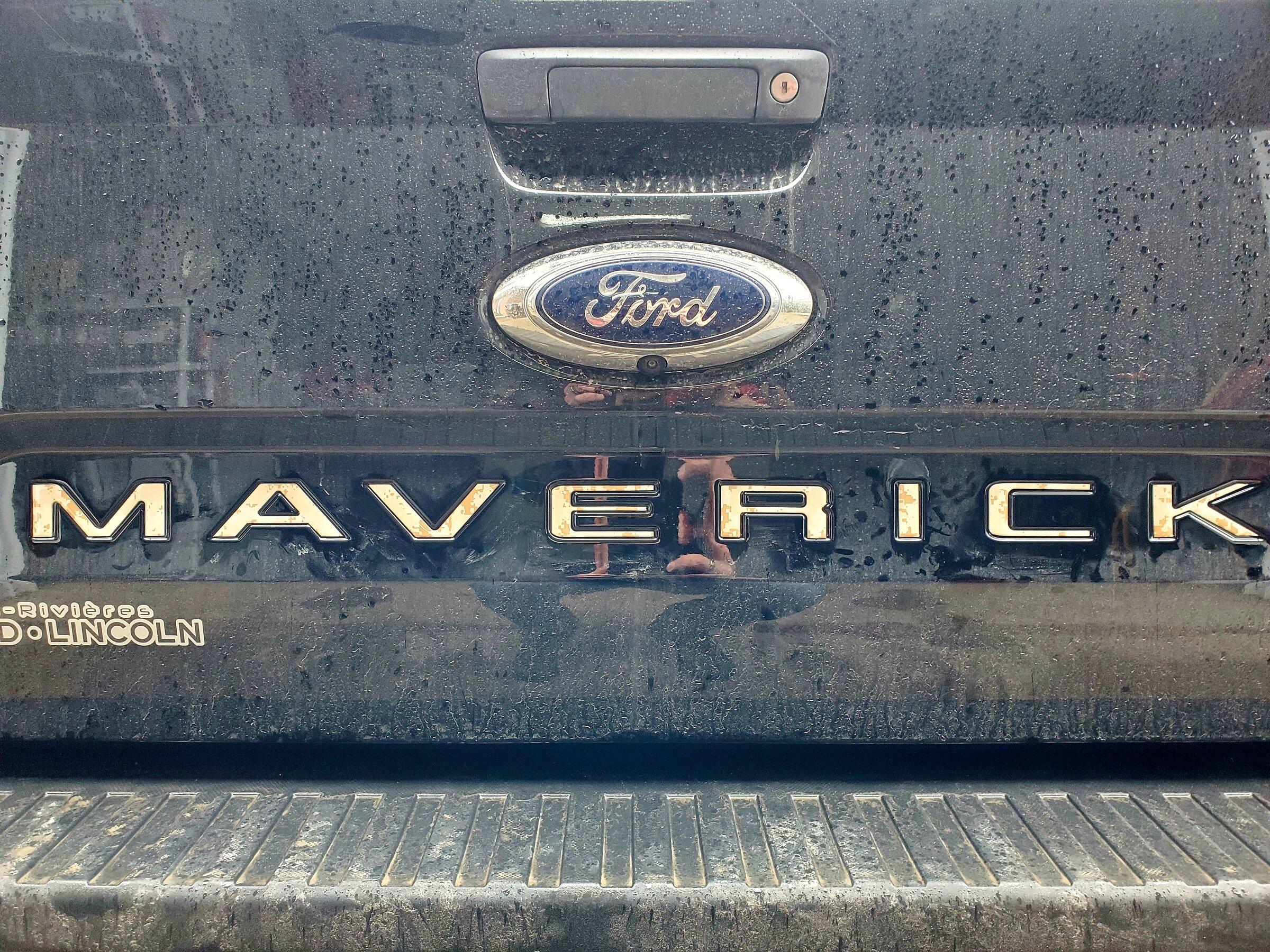 Ford Maverick Tailgate lettering Desert camo 20220414_132053