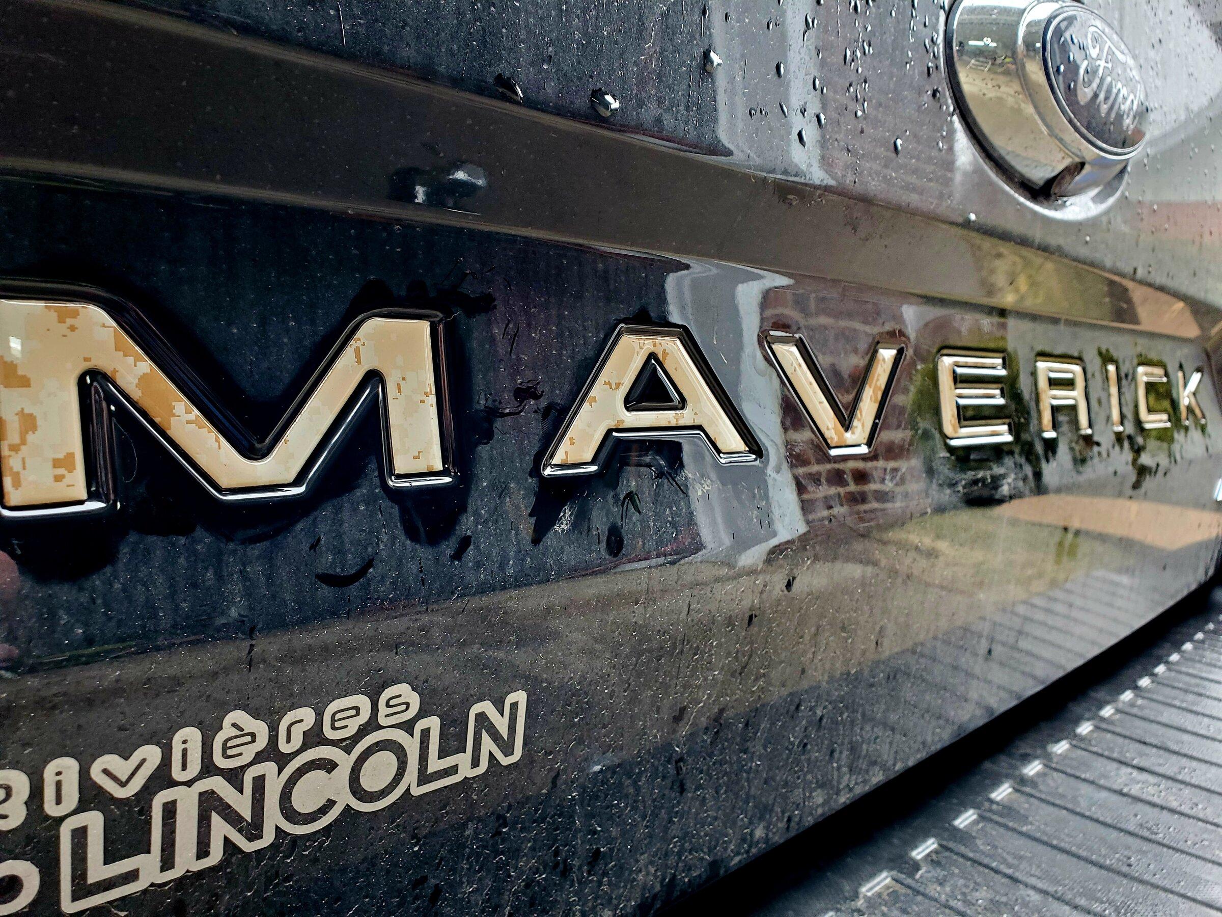 Ford Maverick Tailgate lettering Desert camo 20220414_131954