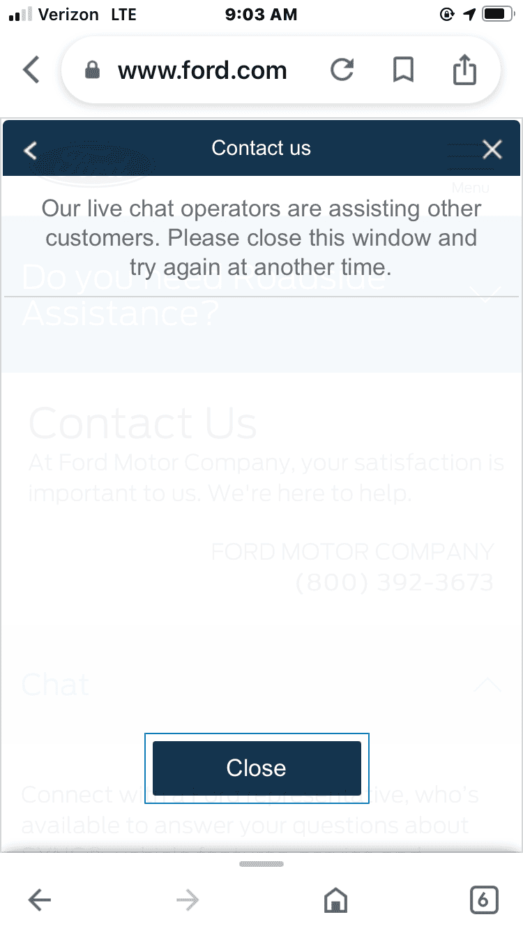 Ford Maverick Ford Live Chat changed? 442E0106-B341-4A82-8BD0-1021699F0B51
