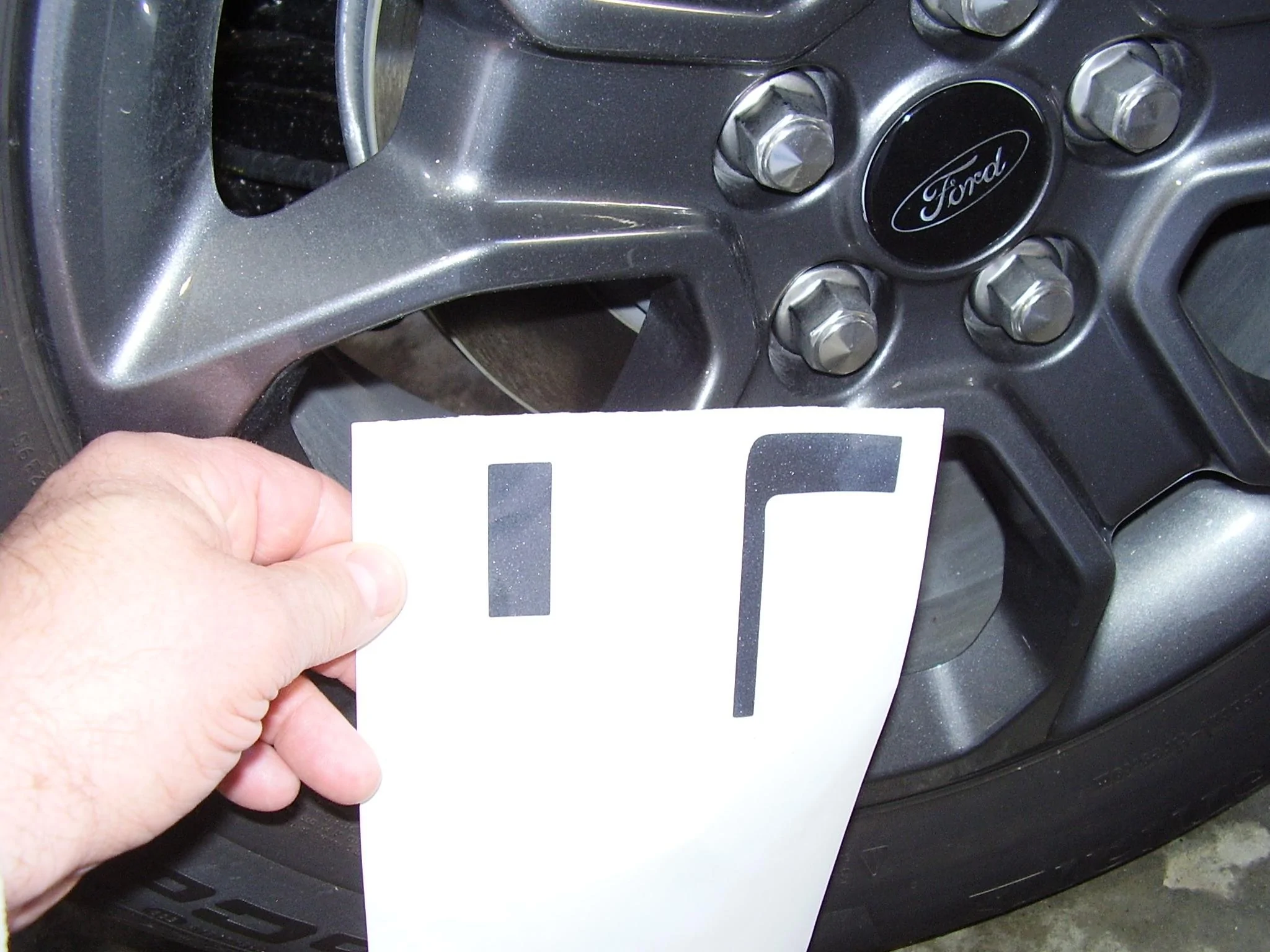 Ford Maverick Grey tailgate letters that match XLT trim? P1010003 (2)