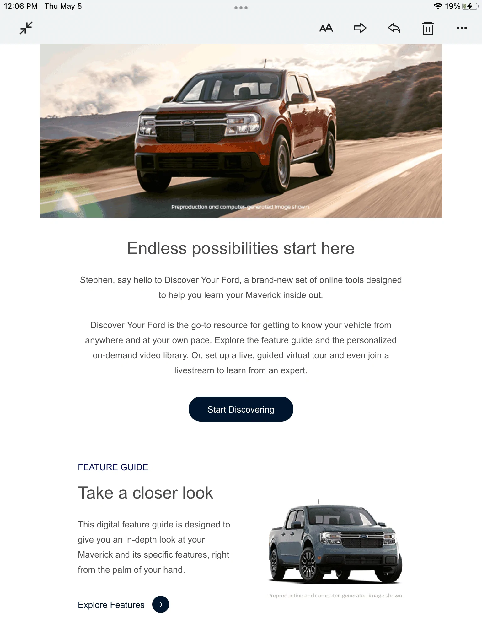 Ford Maverick Online tutorial not working F724FDF5-05E0-467E-8534-9D9AA56701D1