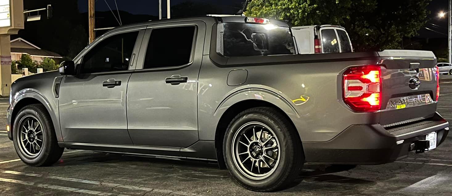 Ford Maverick Lowered Maverick XLT on 18" Konig wheels,  Falken tires, H&R lowering springs Lowered Maverick on 18%22 Wheels Konig Hypergram Falken Tires H&R lowering springs 2