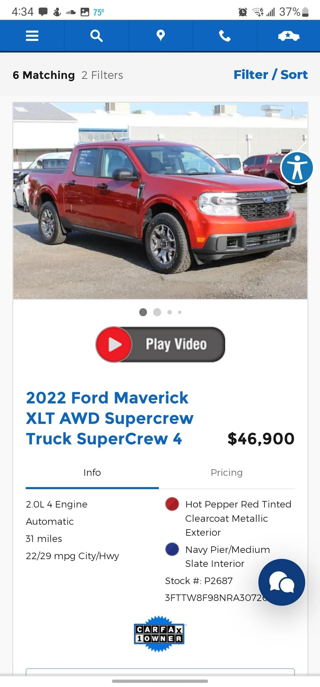 Ford Maverick Beware of Keith Hawthorne Ford in Belmont NC Screenshot_20220506-163442_Chrom