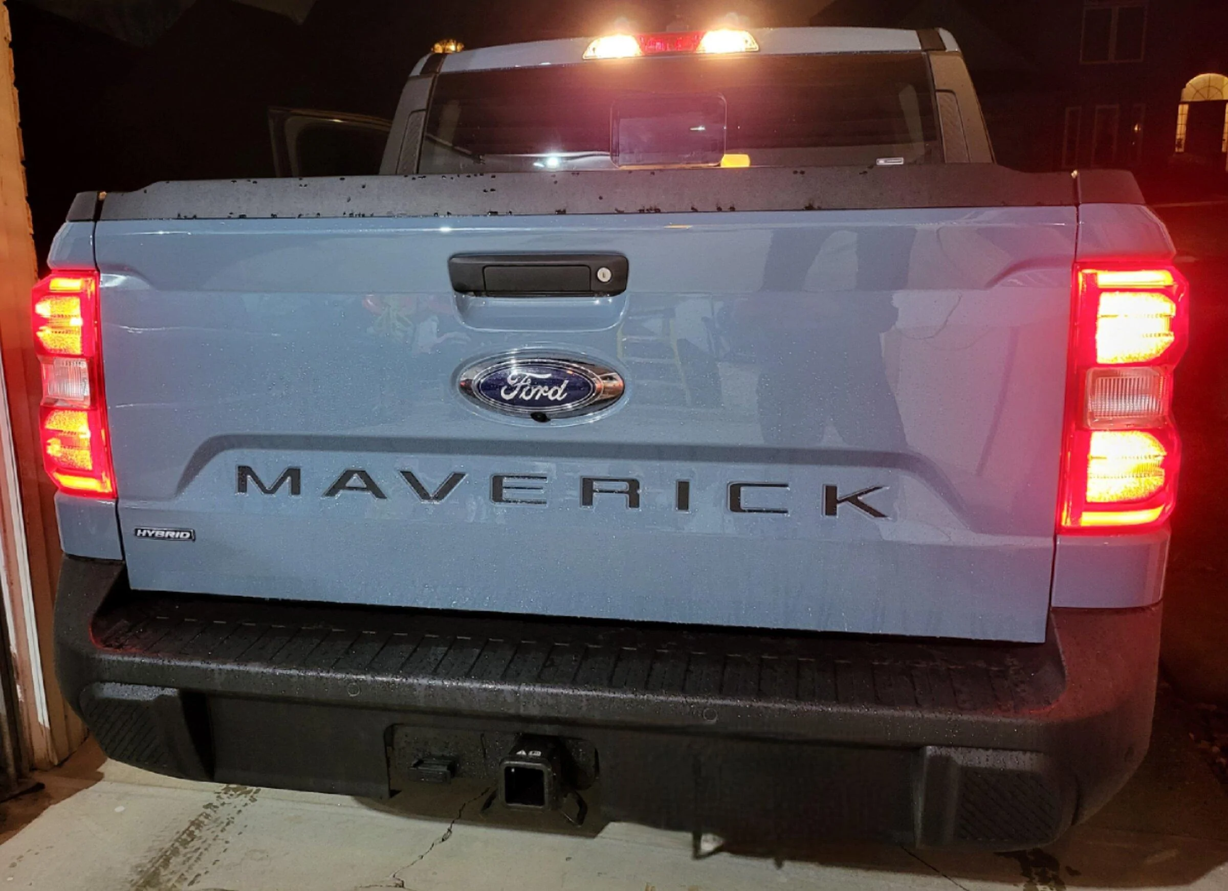 Ford Maverick Lettering on the Maverick stamp on the tailgate 20220408_221146