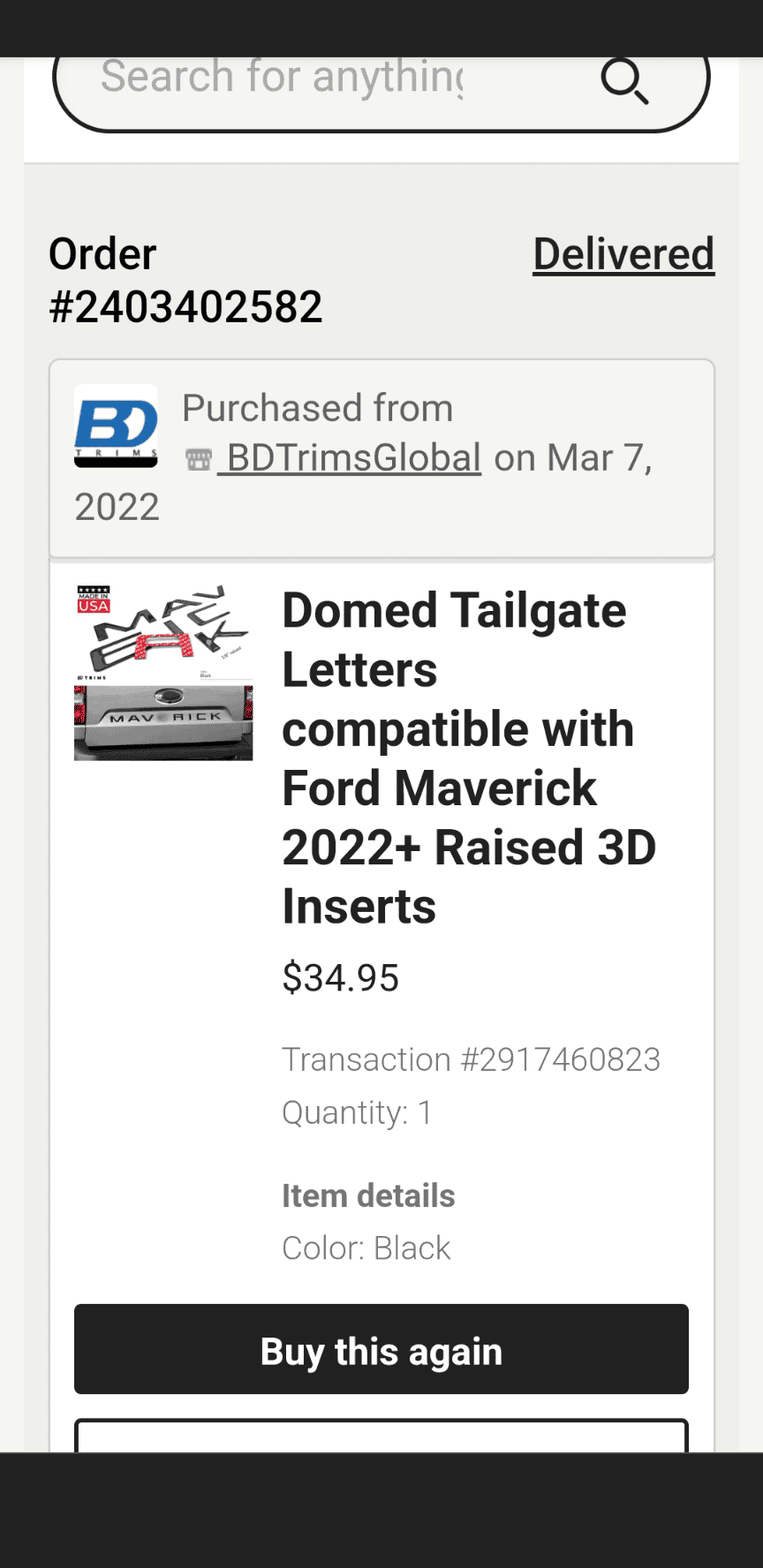 Ford Maverick HOT PEPPER RED Maverick Photos Thread Screenshot_20220506-224943
