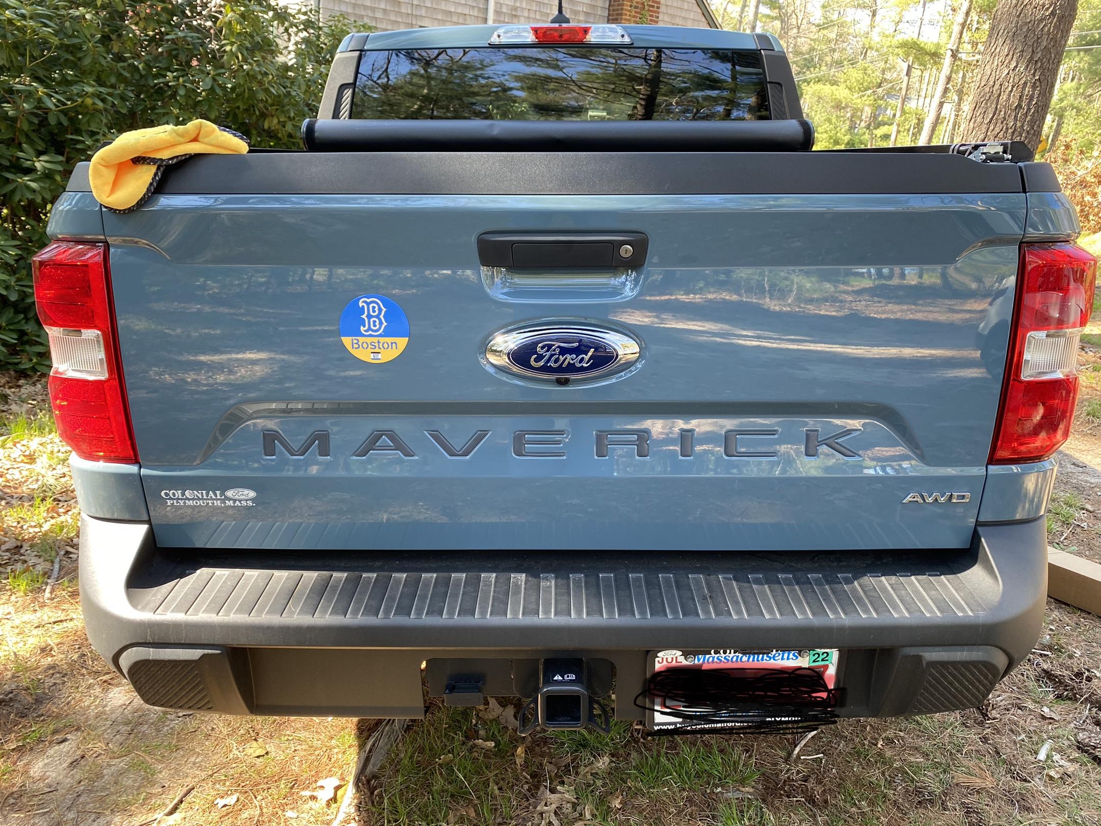 Ford Maverick Lettering on the Maverick stamp on the tailgate A4EACFE5-D513-4C10-AFD8-81460B7640CD
