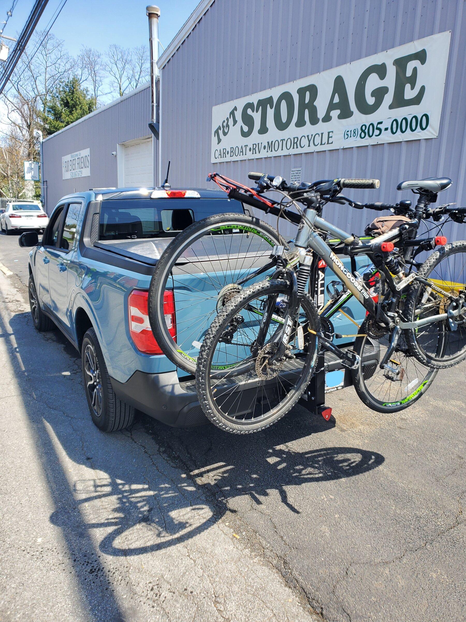 Ford Maverick Installed: bed extender, tailgate lettering and bike hitch Inked20220505_121530_LI