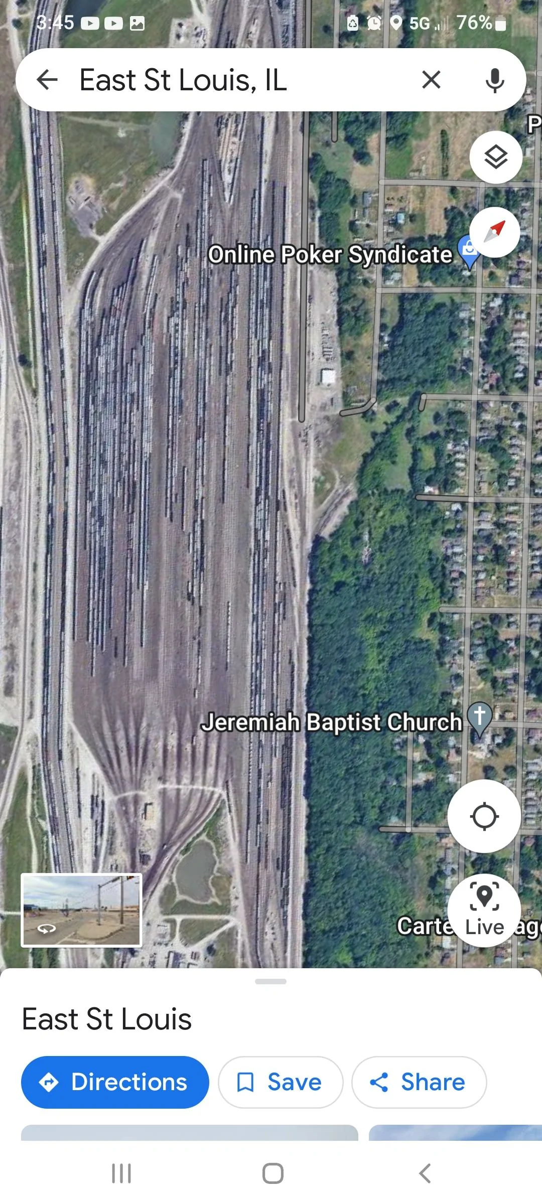 Ford Maverick Tracking Rail Car TTGX604078 to Dixiana SC Screenshot_20220507-154512_Maps