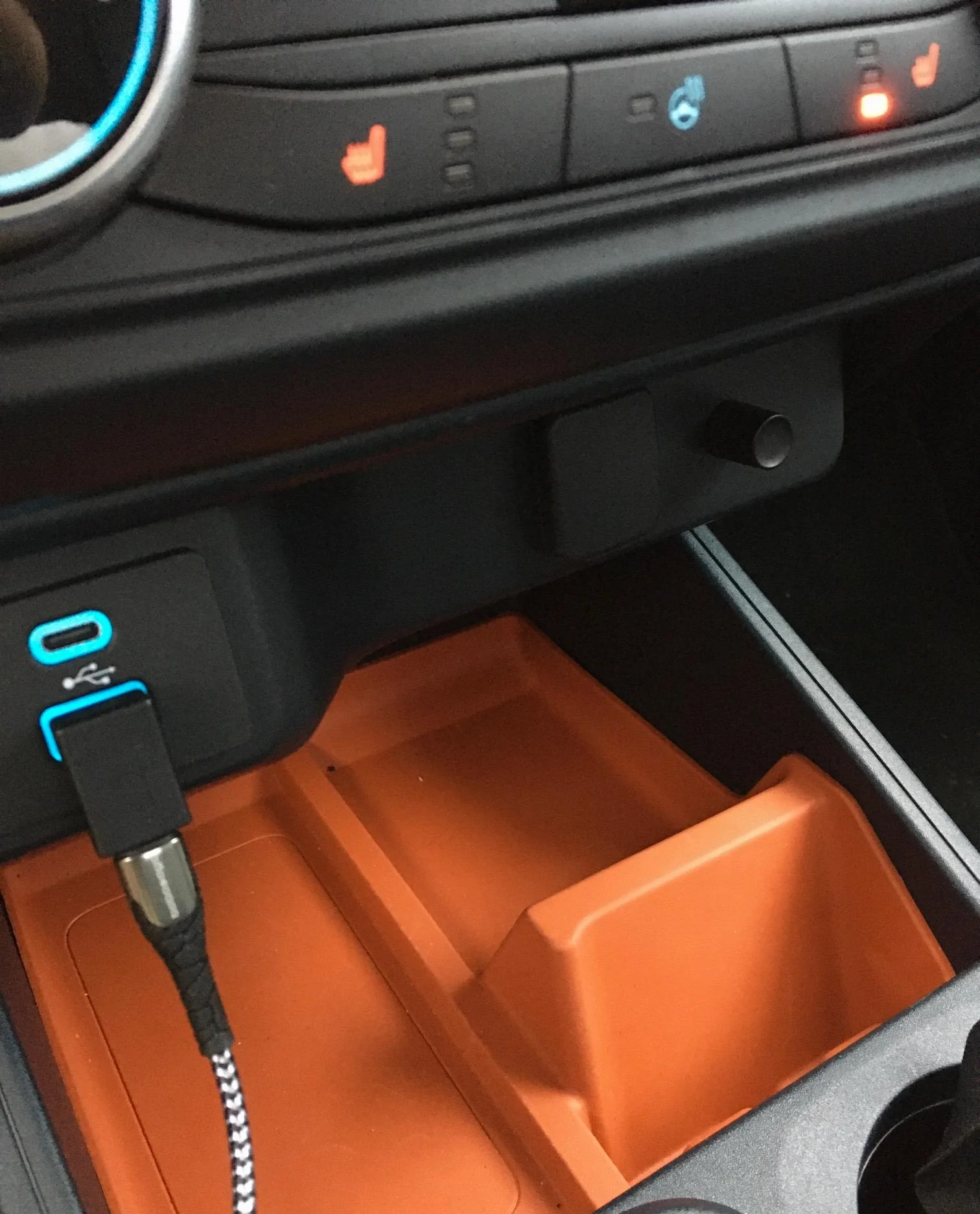 Ford Maverick In dash Kicker Remote Bass Level Knob mounting 4 Installed