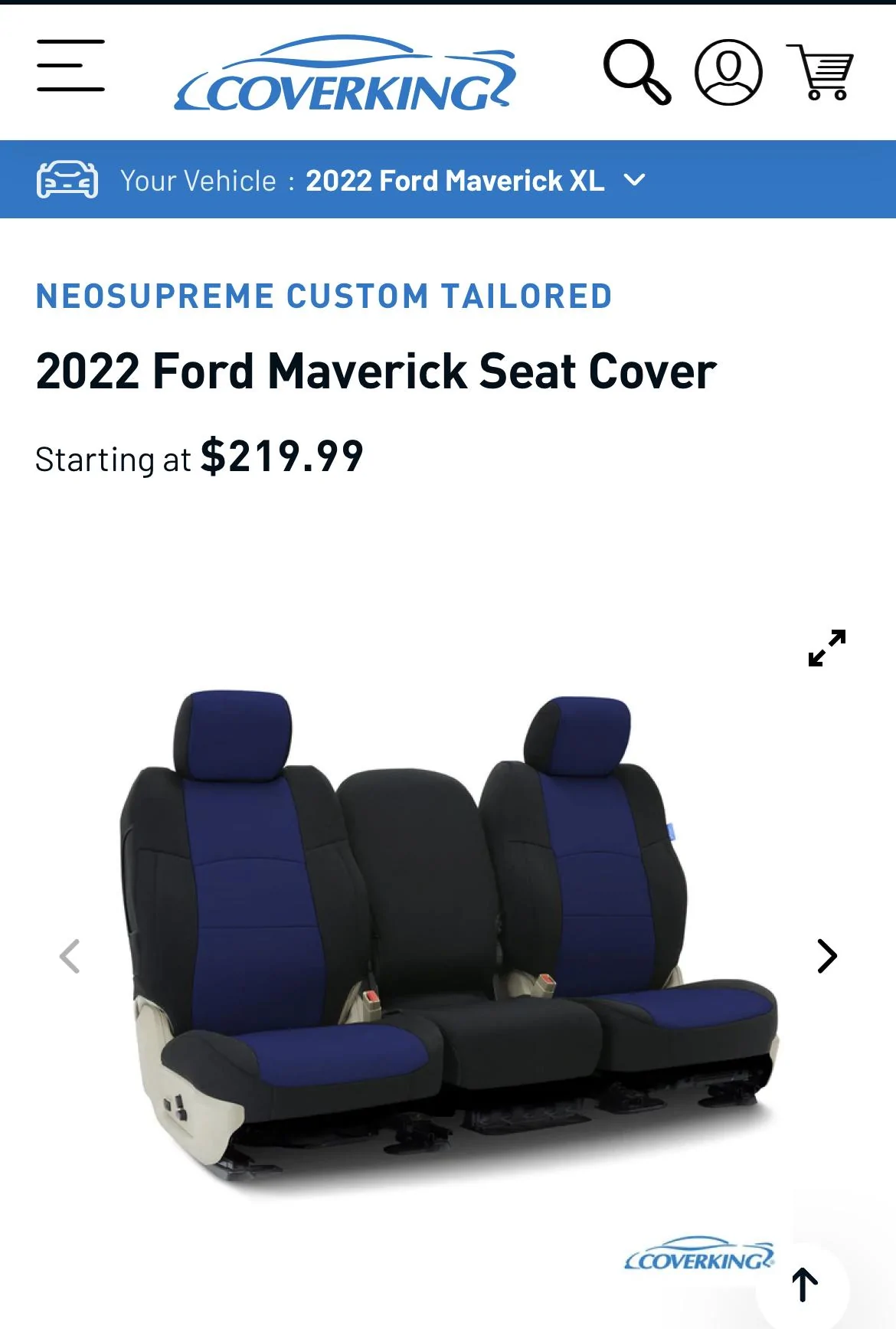 Ford Maverick Get a quote from Katzkin Seat Cover 3D930518-A699-4722-AC77-6E2FFBBA1E08