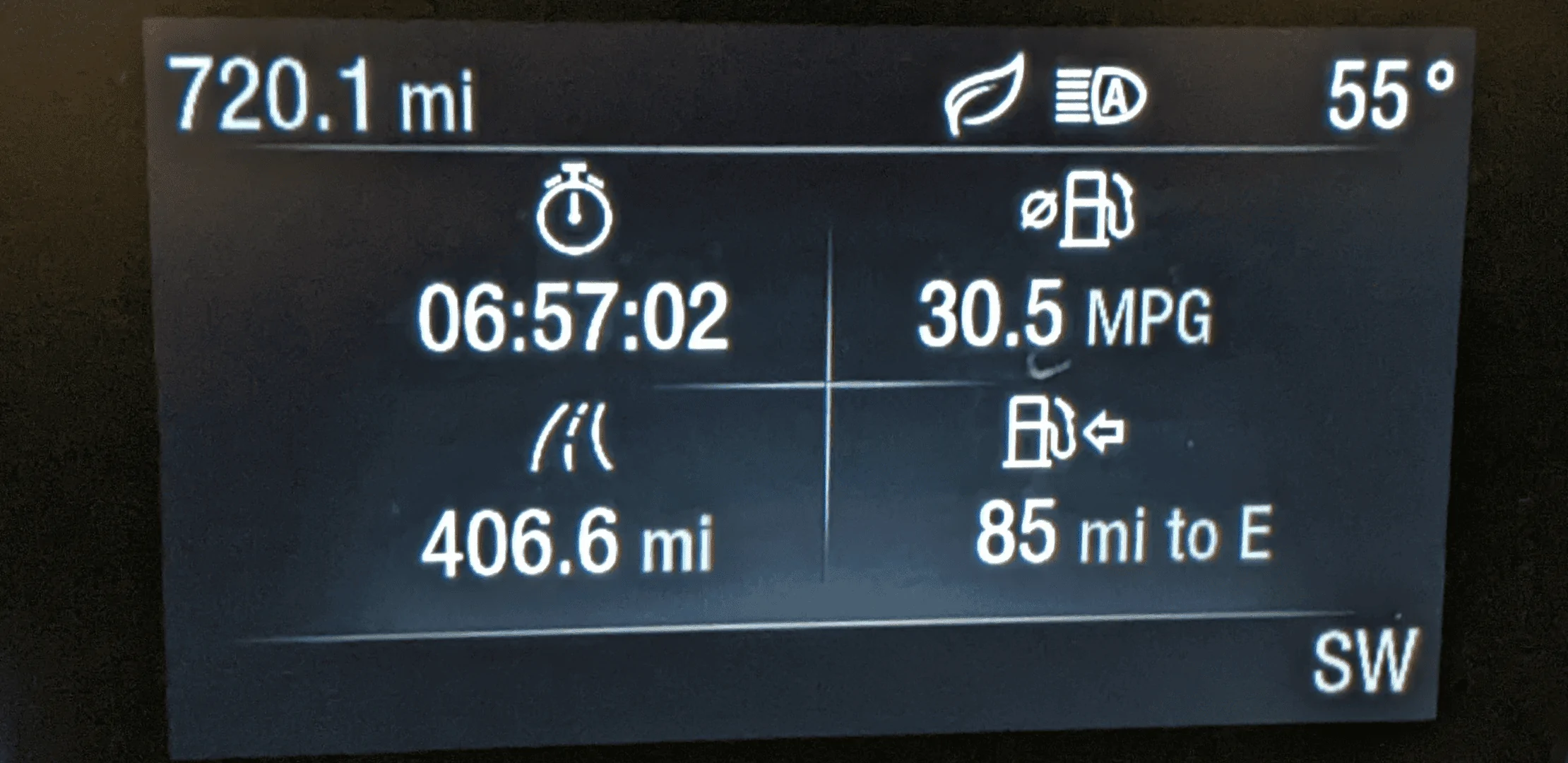 Ford Maverick 150 miles @ 75 mph, 29 mpg. No bueno. Screenshot_20220508-213436