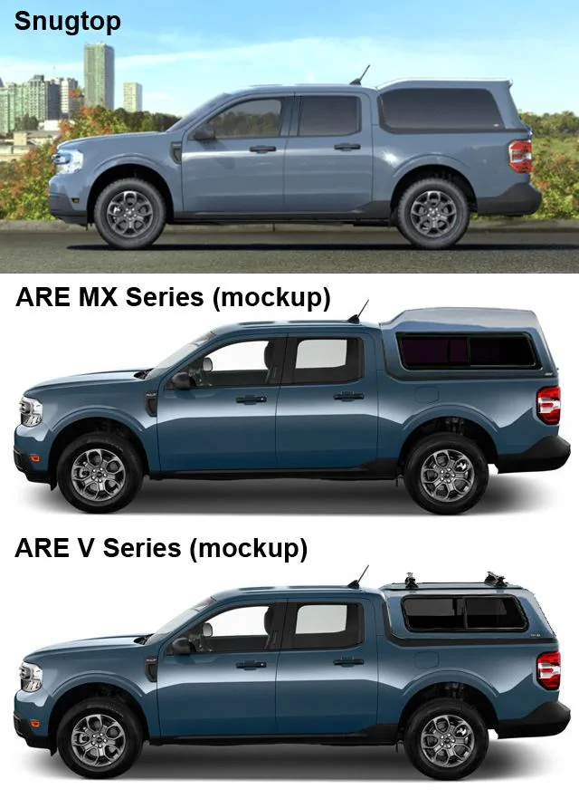 Ford Maverick A.R.E taking preorders on Maverick topper / canopies 2022 Maverck Toppers