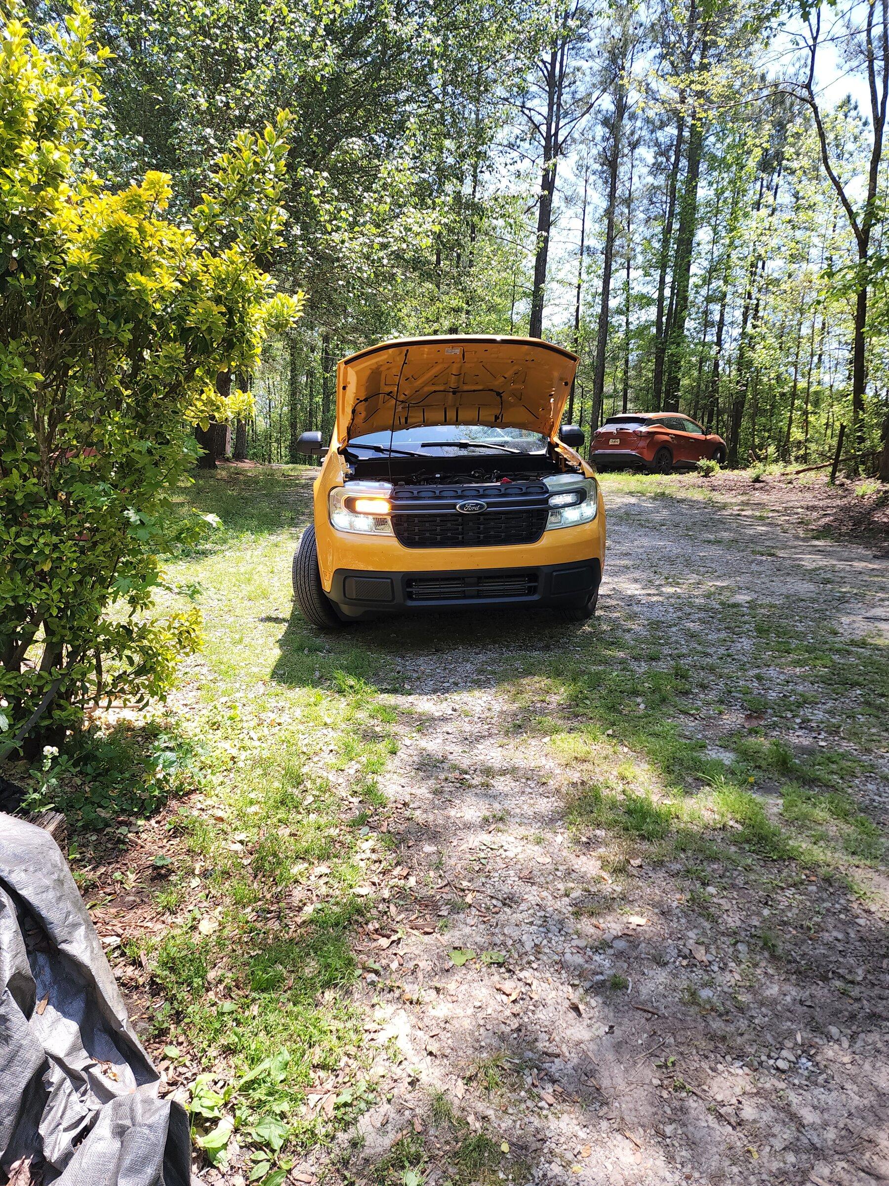 Ford Maverick A Little Grill Facelift w/ Lighting 20220422_133443