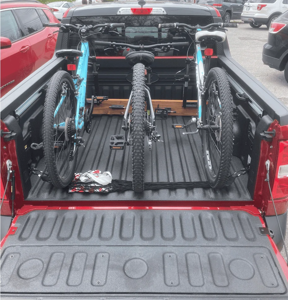 Ford Maverick DIY bike rack 1652105608128