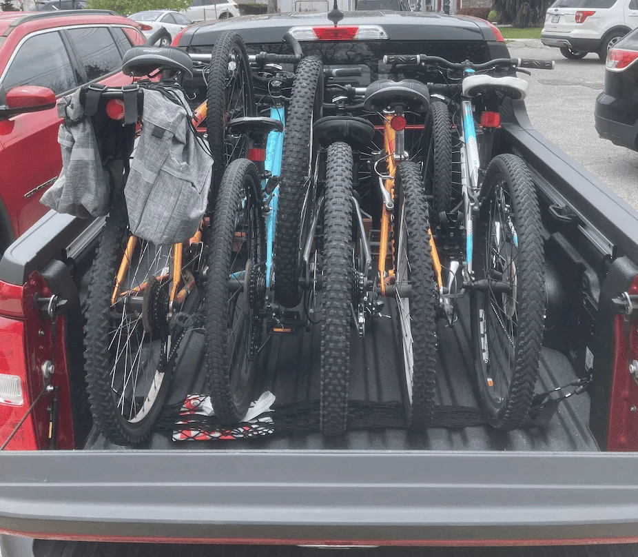 Ford Maverick DIY bike rack 1652105641826