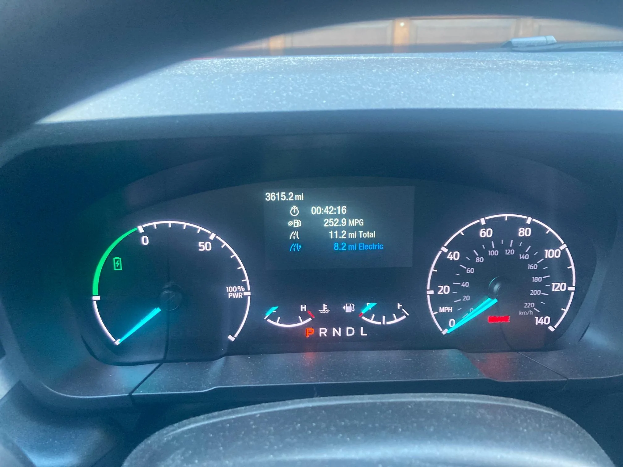Ford Maverick 150 miles @ 75 mph, 29 mpg. No bueno. IMG_7772