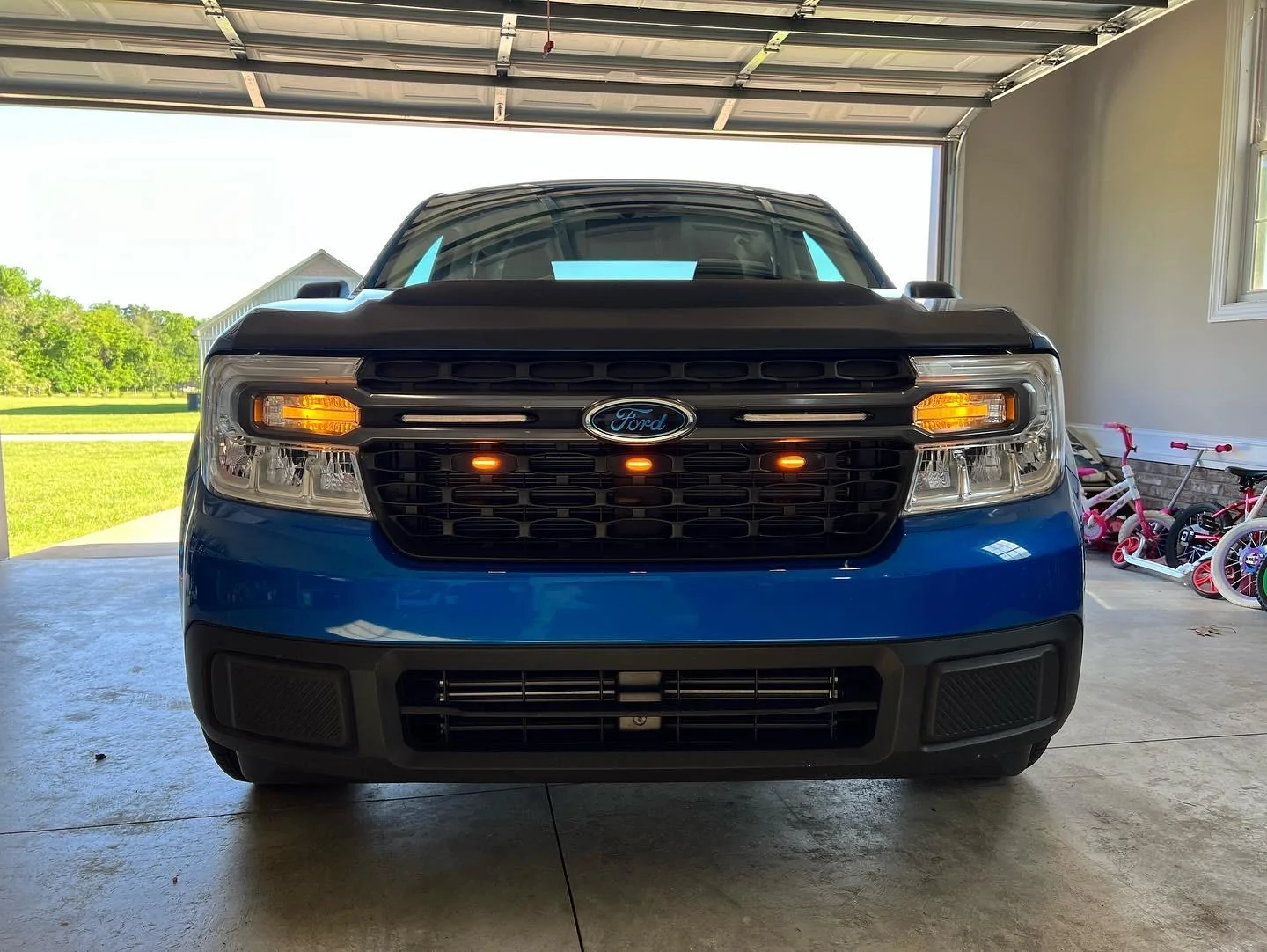 Ford Maverick Added “Raptor” lights in grill 48592419-92CB-4C99-A2B2-F3DDEFEBDC43