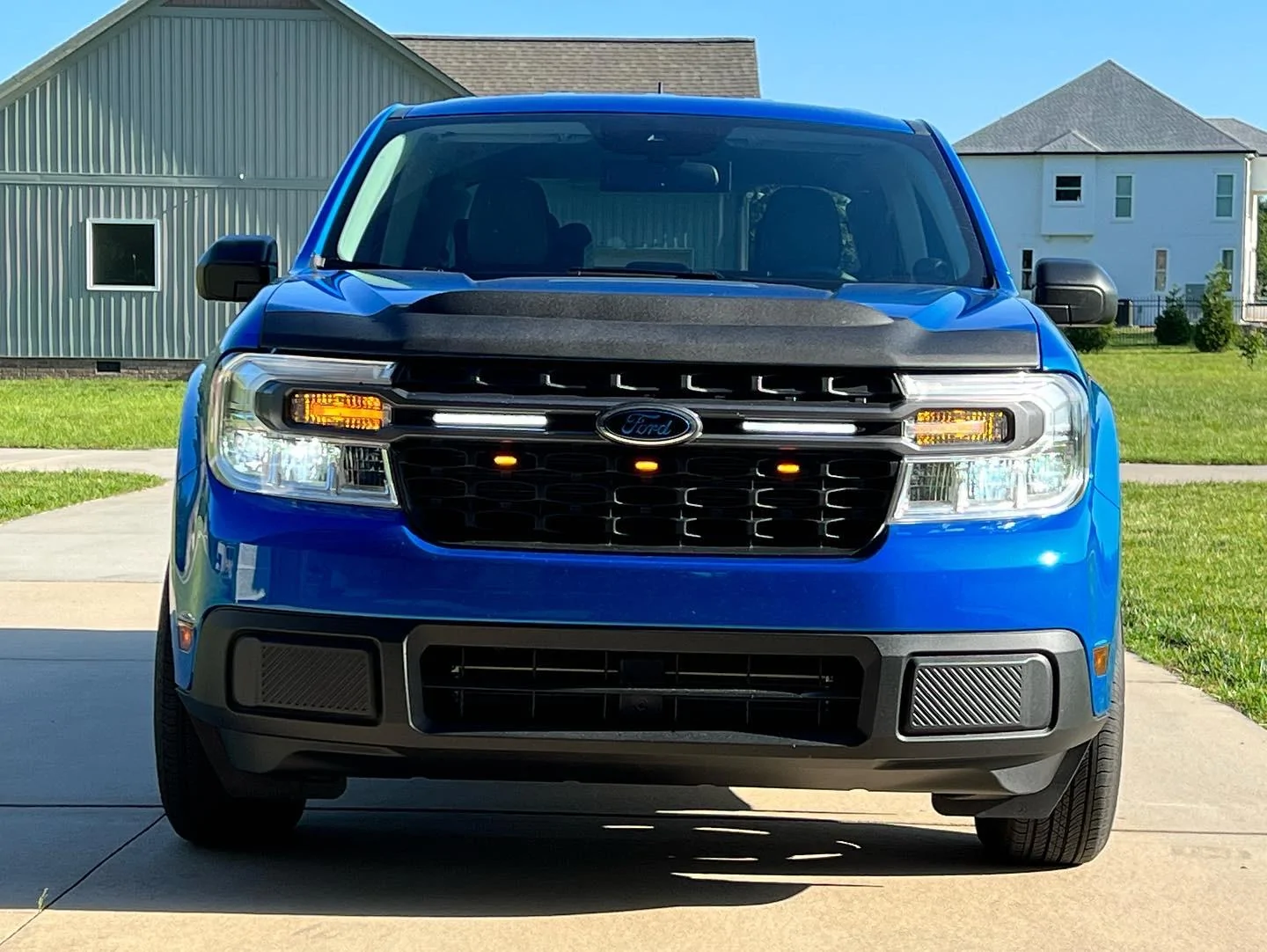 Ford Maverick Added “Raptor” lights in grill 178CB26D-2556-411D-A6B9-85891A432A33