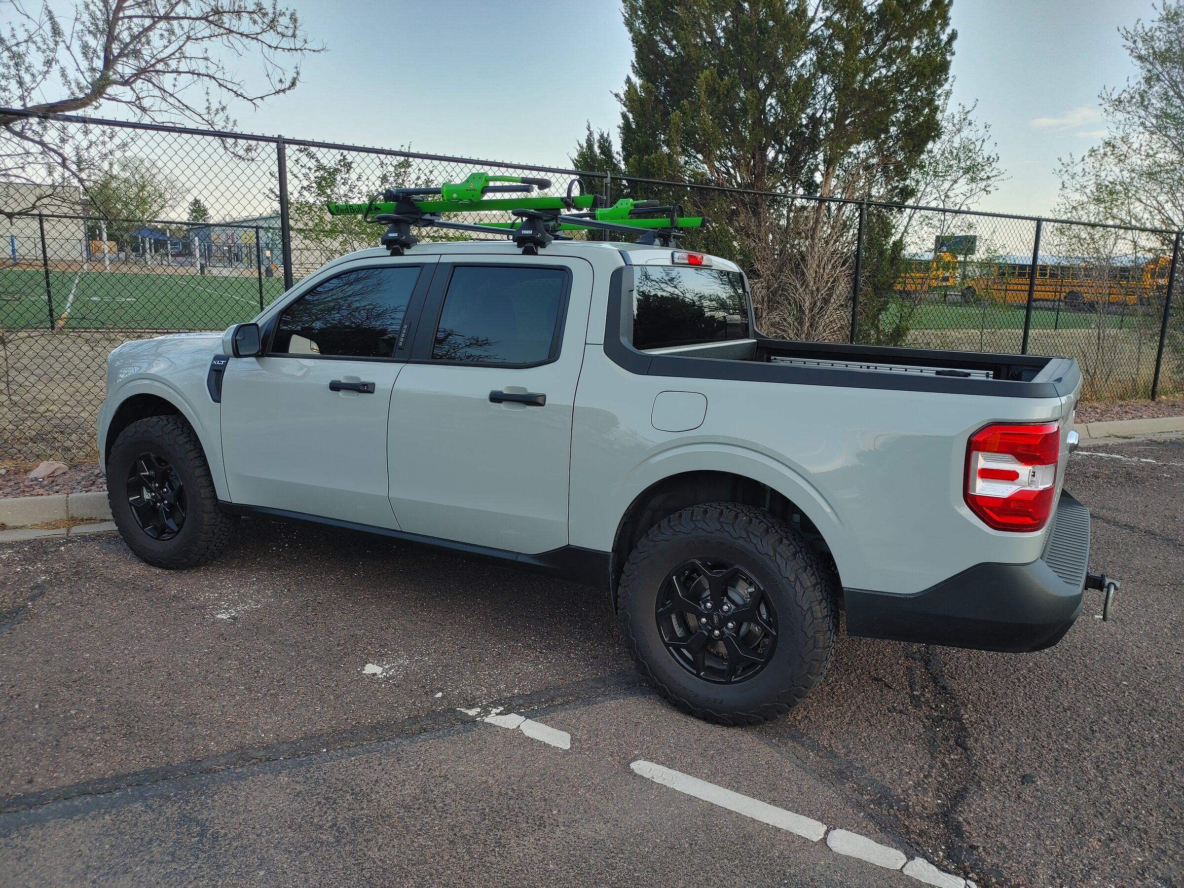 Ford Maverick Thule Evo Wingbar system and bike roof racks 20220509_190305_HDR
