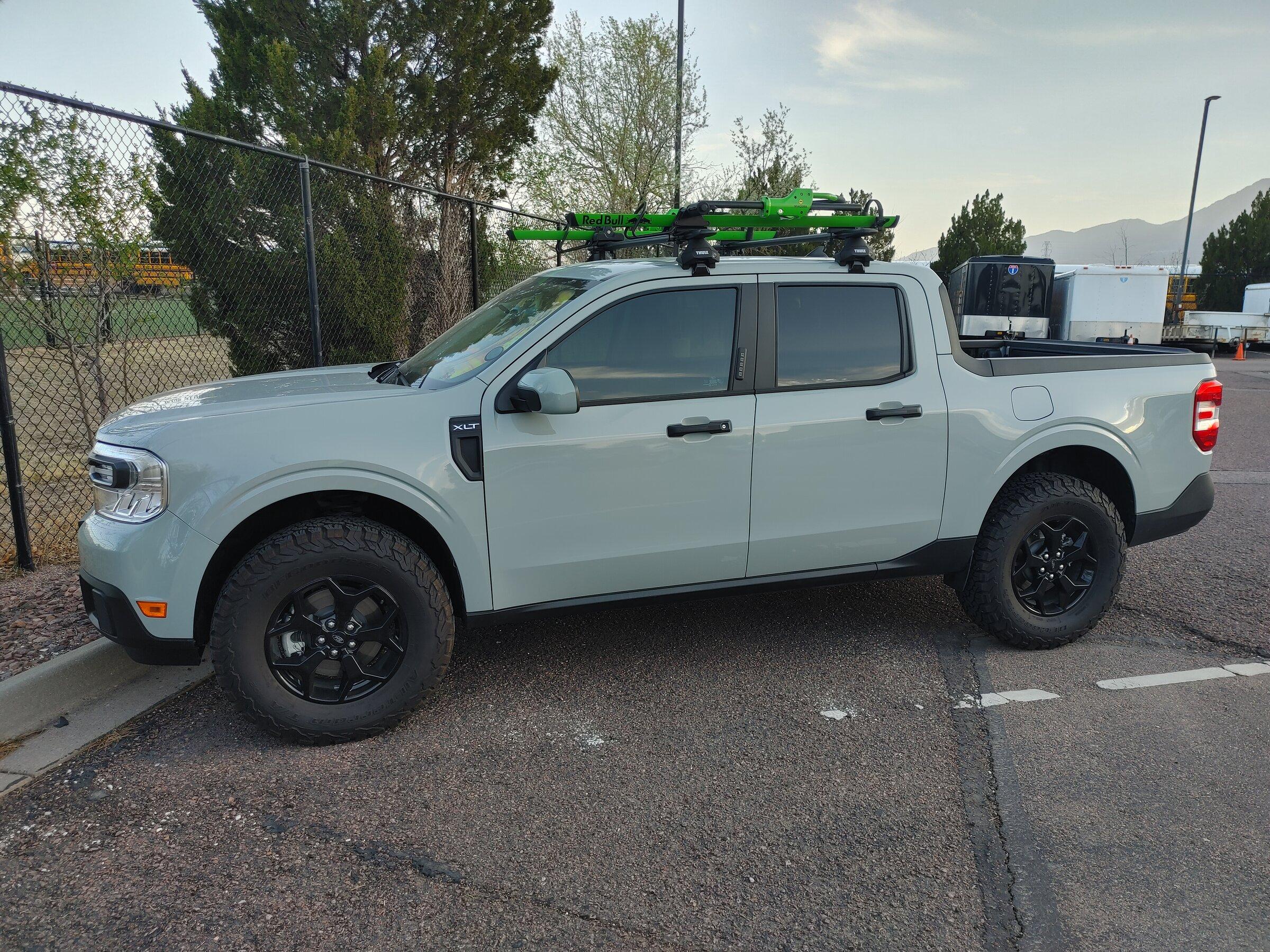 Ford Maverick Thule Evo Wingbar system and bike roof racks 20220509_190236_HDR