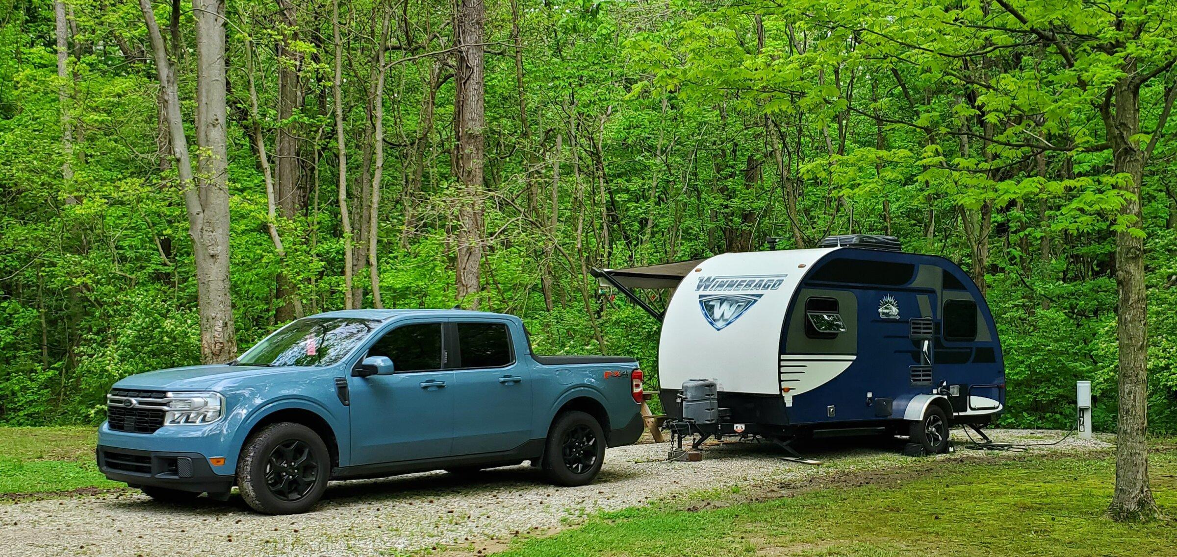 Ford Maverick Towing Our New Winnie Drop 1710 20220507_094249