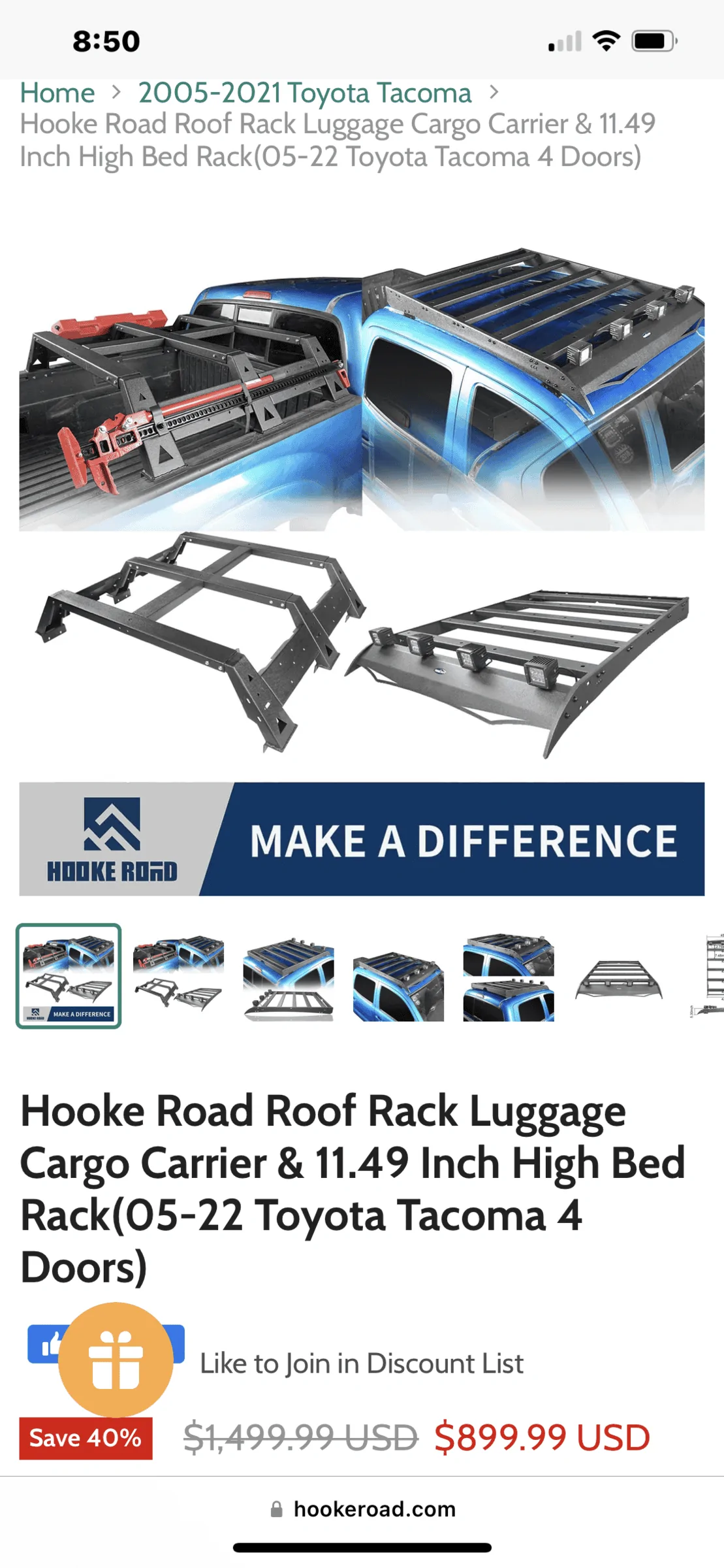 Ford Maverick Modify Tacoma overland roof/bed rack? 3DA8D04A-B3D8-4E26-9D41-6A0DF4F1B708