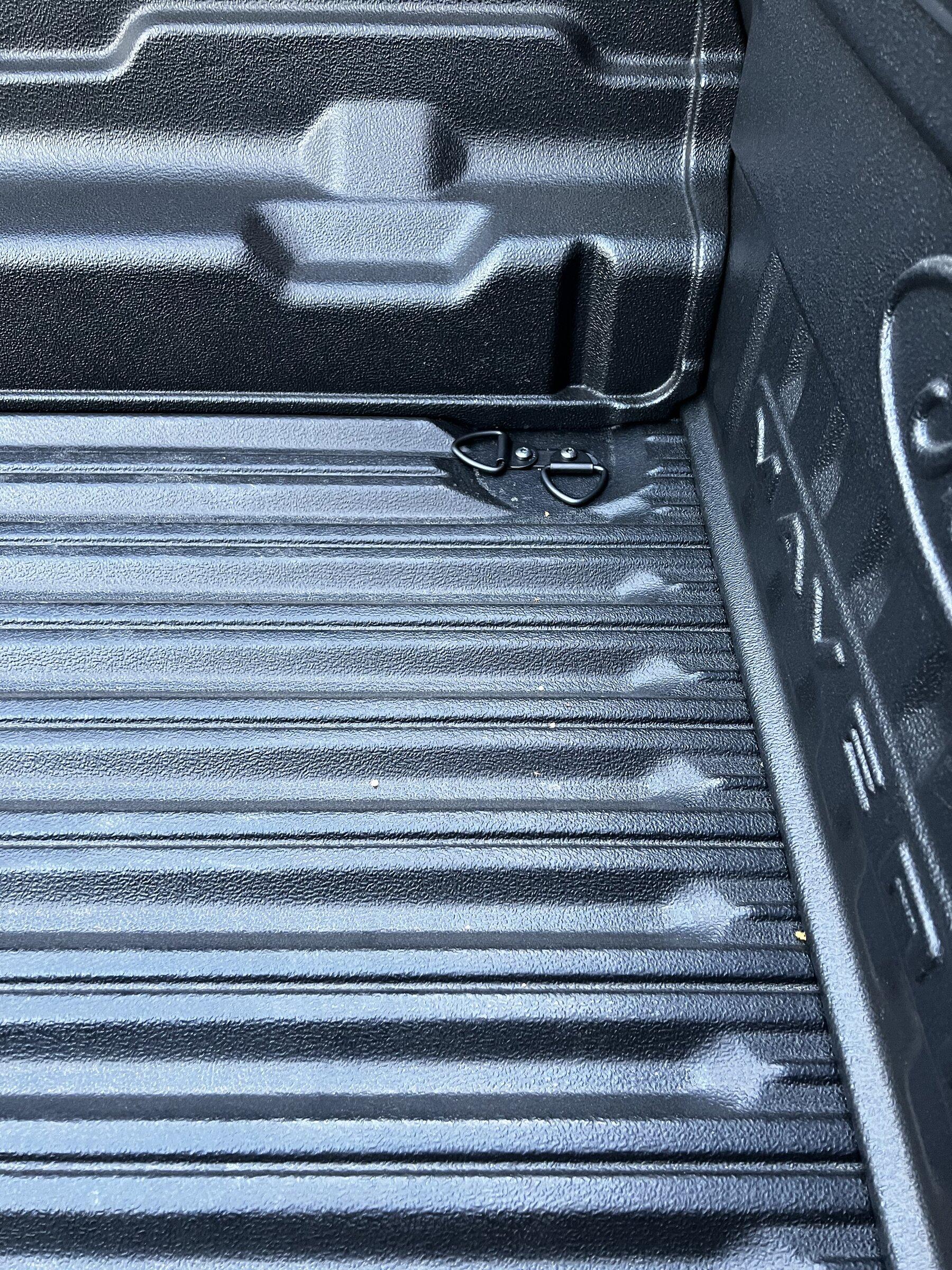 Ford Maverick Factory Bedliner, Amazon D-rings installed IMG_3675.JPG