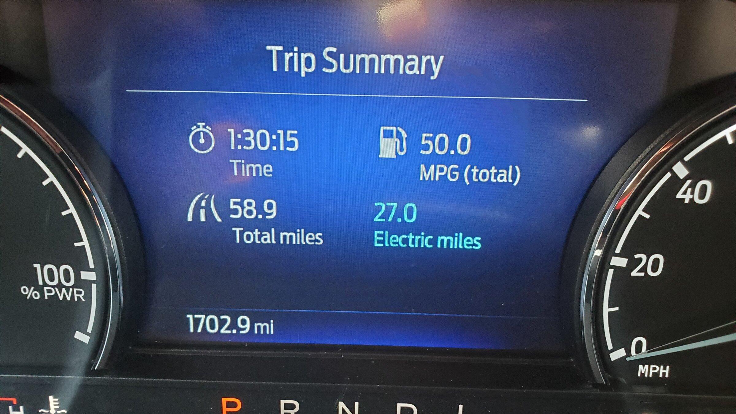 Ford Maverick Hypermiling Challenge for 2.5L Hybrid 20220420_152159