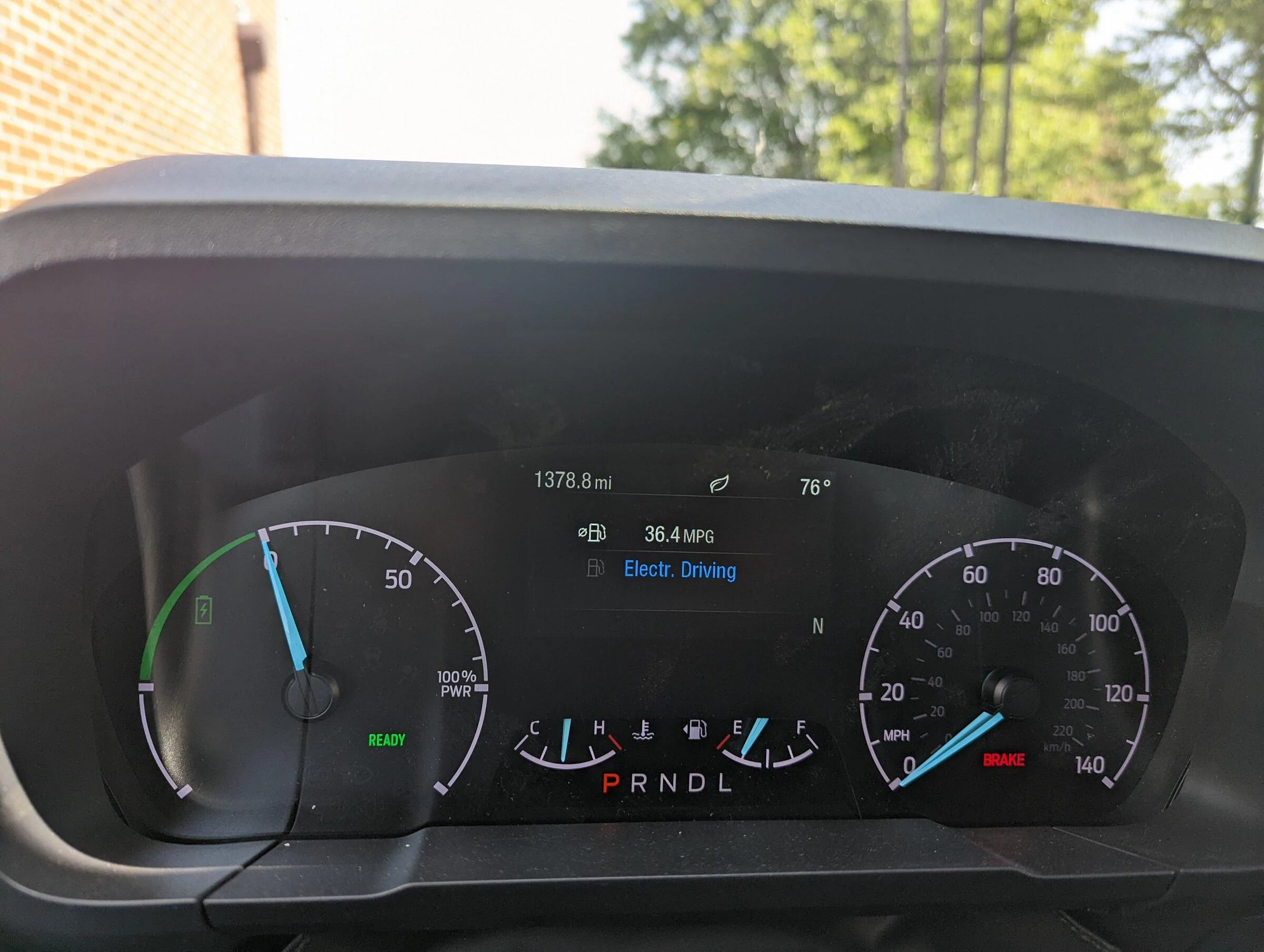 Ford Maverick 150 miles @ 75 mph, 29 mpg. No bueno. PXL_20220511_152123197