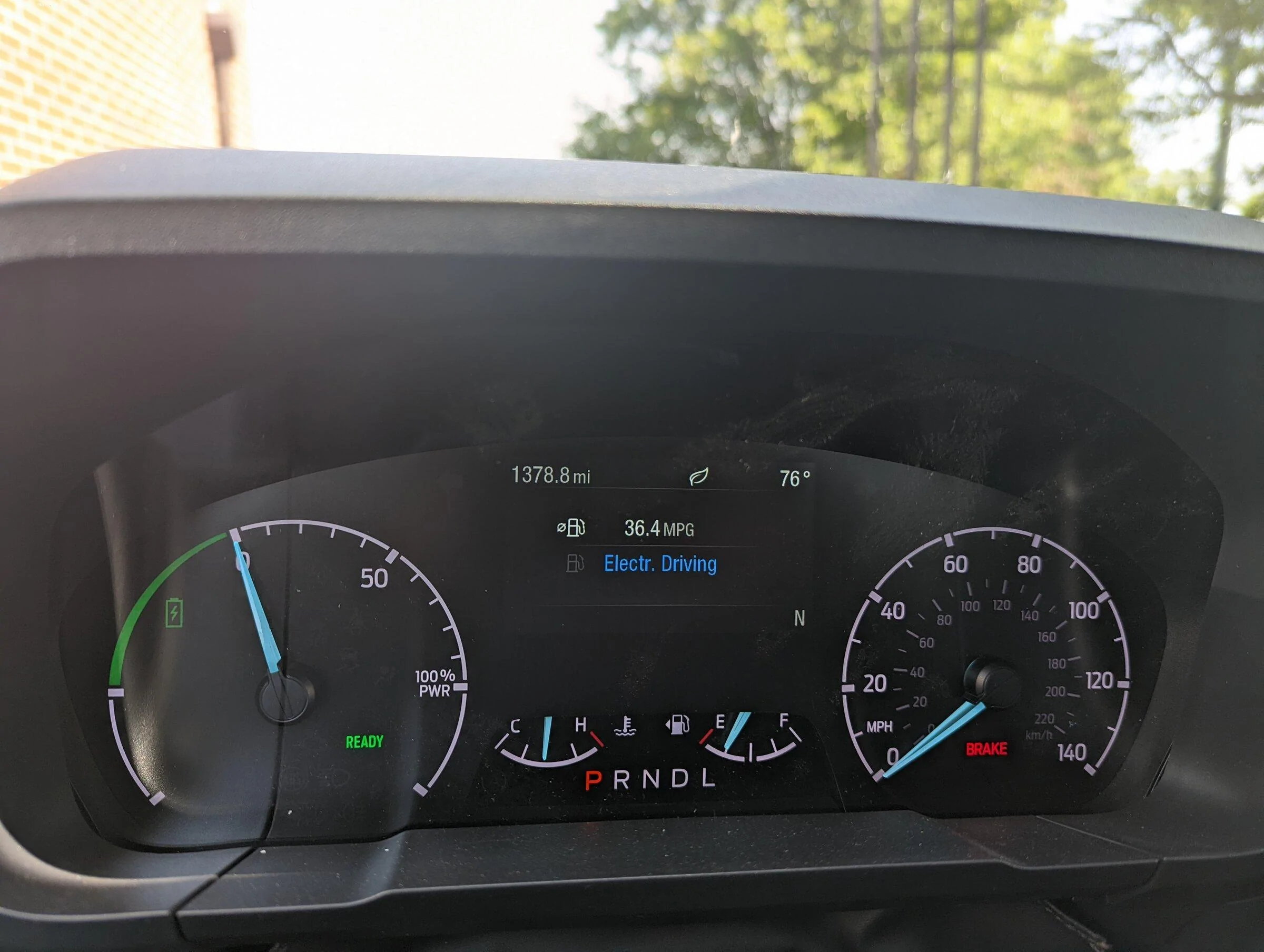 Ford Maverick 150 miles @ 75 mph, 29 mpg. No bueno. PXL_20220511_152128606