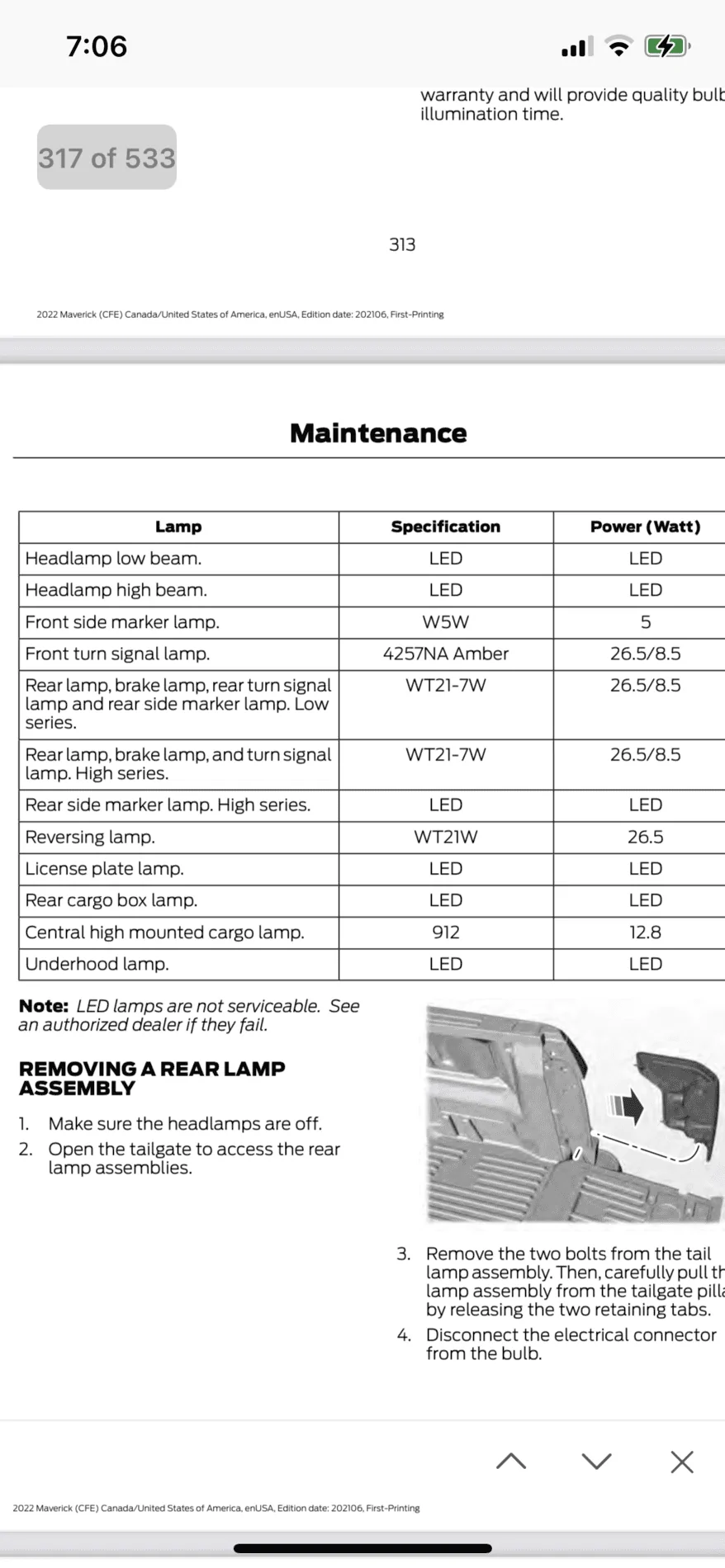 Ford Maverick Lariat Tail Lights vs. XL / XLT difference CA9FECB3-E931-4CE7-B4F2-A60BE00A8A4B