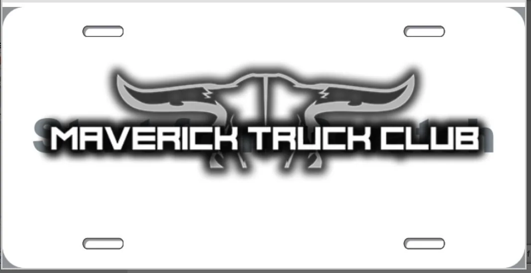 Ford Maverick Maverick Truck Club Decals MTC plat