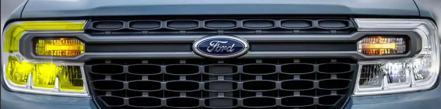 Ford Maverick Ford, why no blacked out headlight housings? Captur