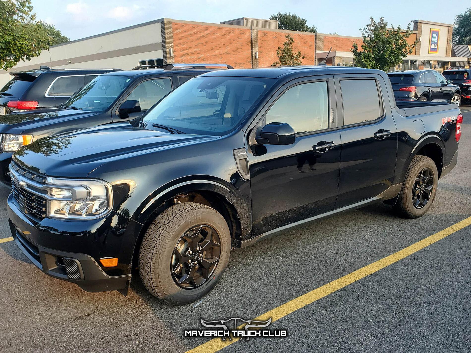 Ford Maverick SHADOW BLACK Maverick Photos Thread Shadow Black Ford Maverick Pickup Lariat FX4 3