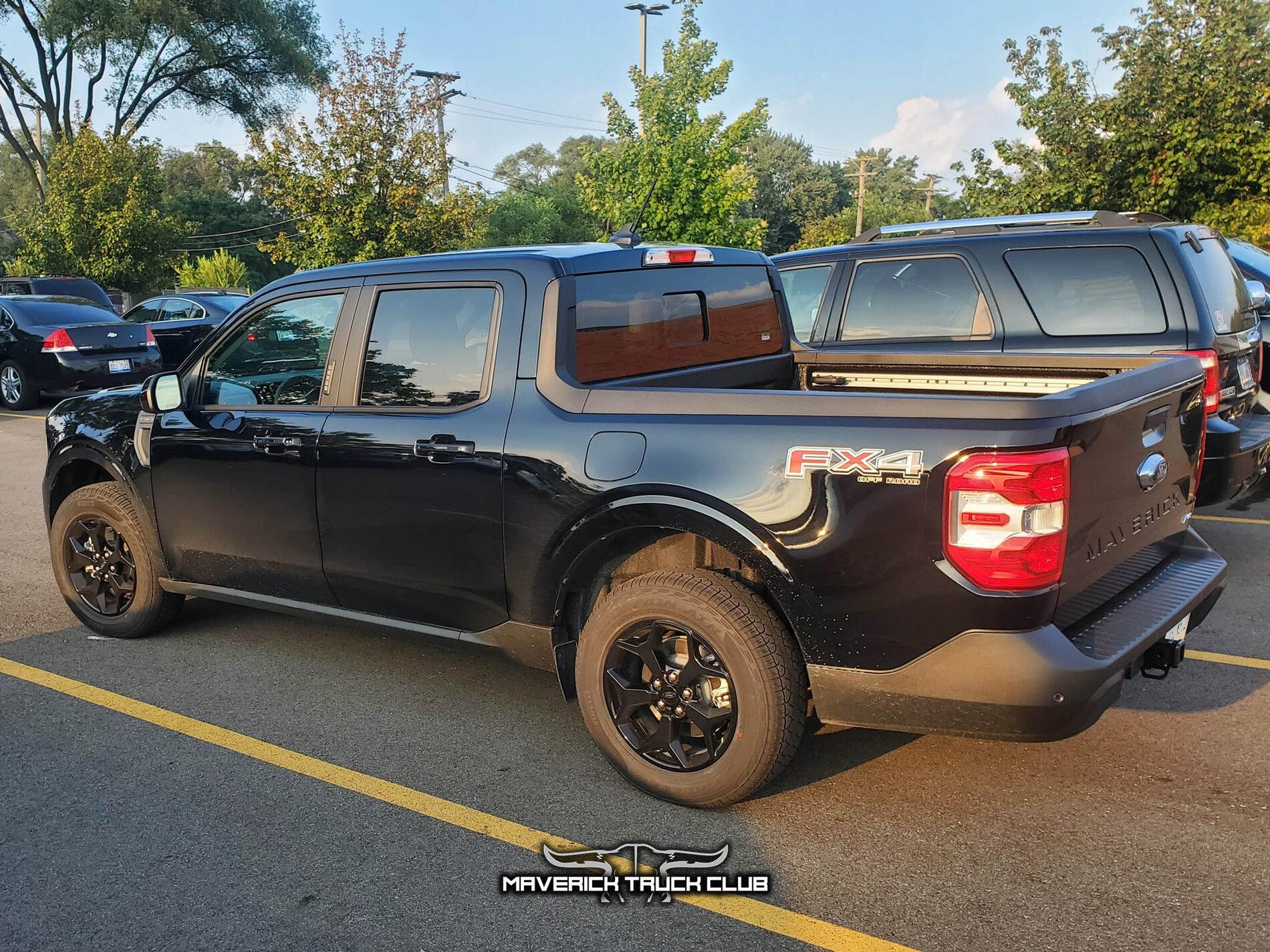Ford Maverick SHADOW BLACK Maverick Photos Thread Shadow Black Ford Maverick Pickup Lariat FX4 6