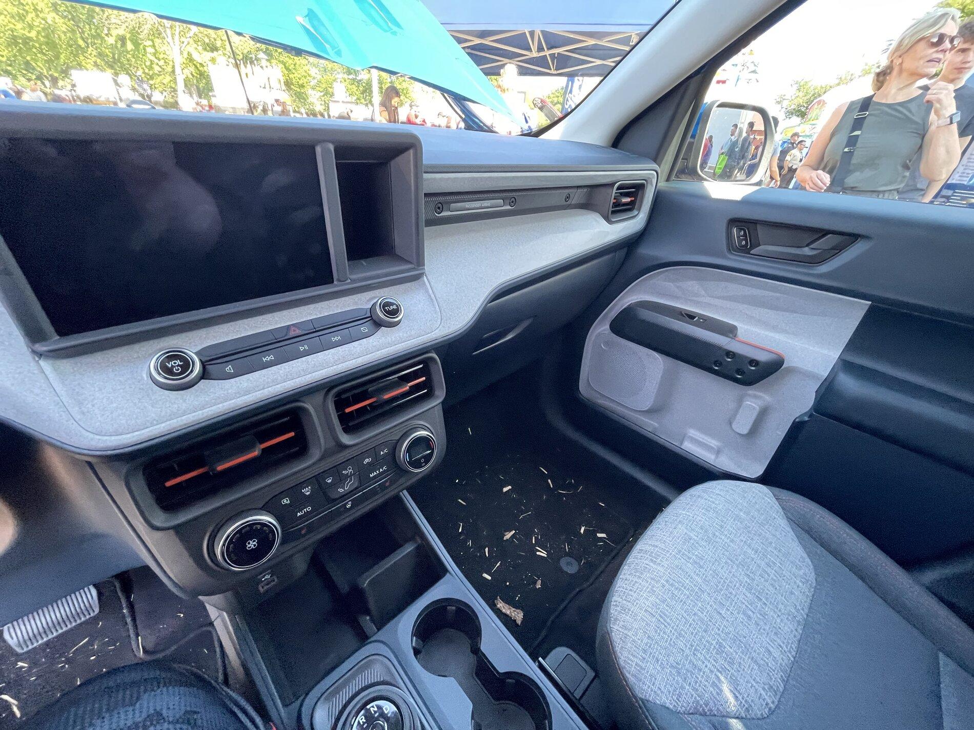 Ford Maverick VELOCITY BLUE Maverick Photos Thread Velocity Blue Interior 2022 Ford Maverick XLT FX4 Pickup Pics 2