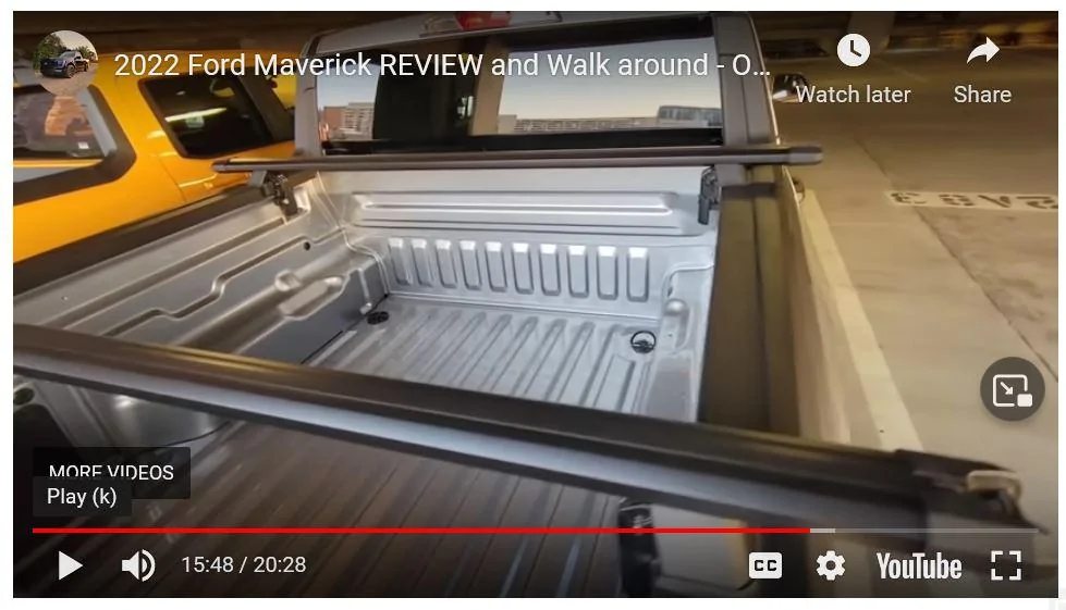 Ford Maverick Non-powered sliding window option- Why ? Yakima cross-bars
