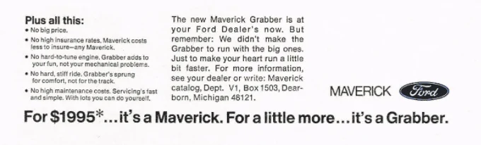 Ford Maverick Blast from the Past - Maverick Grabber 1630370078279