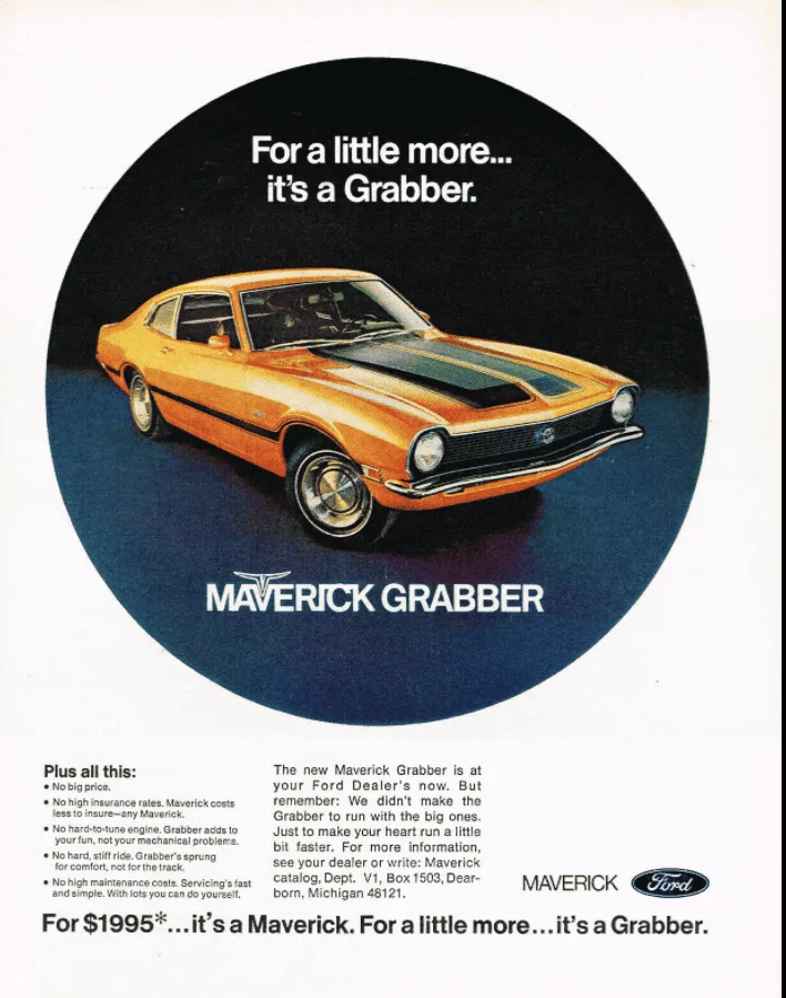 Ford Maverick Blast from the Past - Maverick Grabber 1630370133999