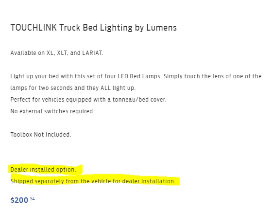 Ford Maverick LED Box Lighting vs. TOUCHLINK Truck Bed Lighting by Lumens ?? 1630443221520