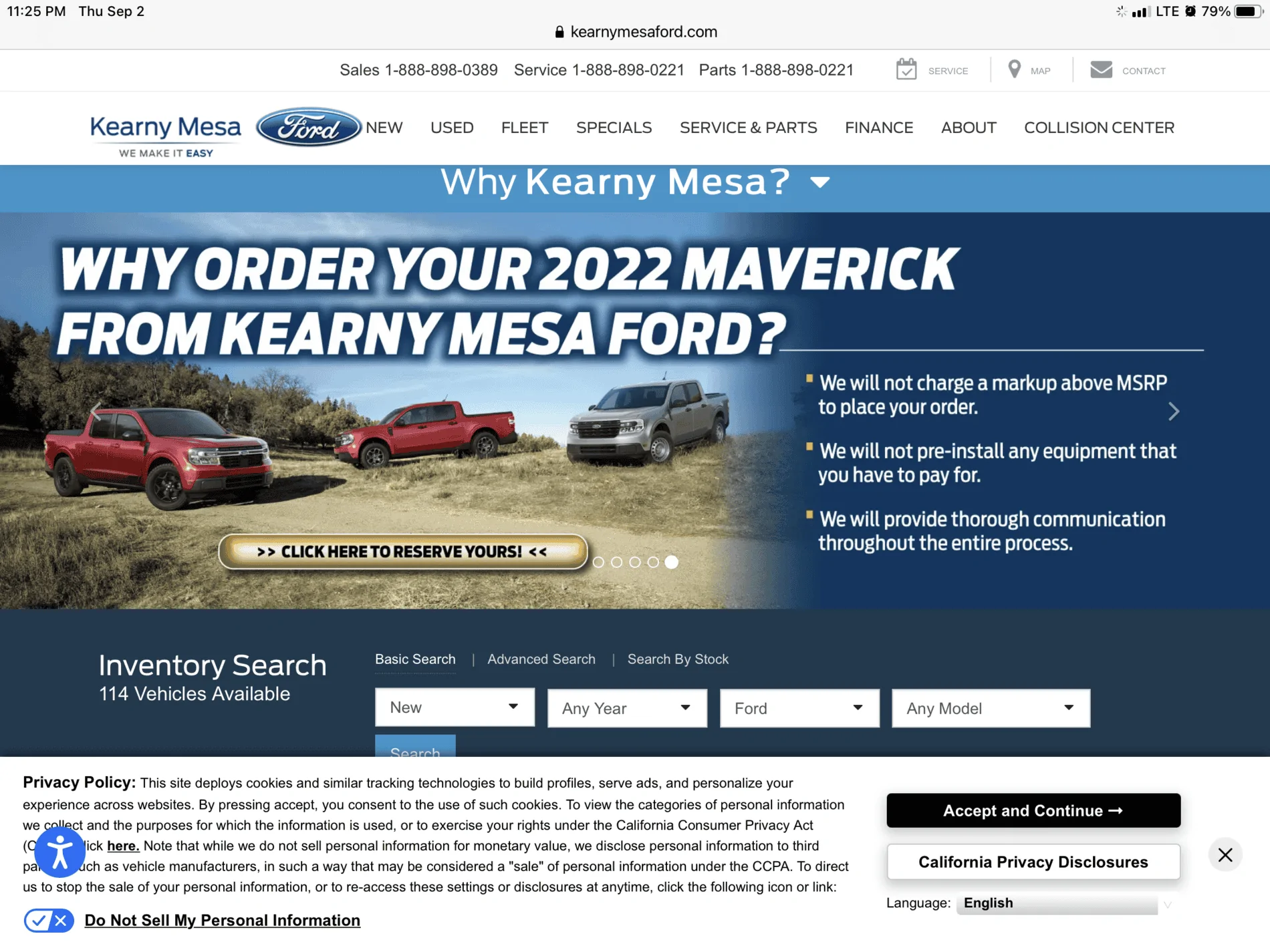 Ford Maverick So Cal discounts? 9062A03B-BFE6-478C-94BB-FACC200FD101