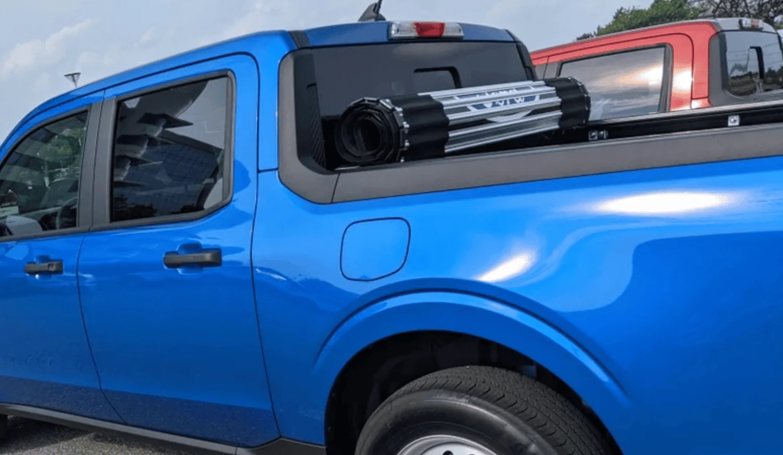 Ford Maverick Bicycle in Bed with Hard Roll Tonneau Cover Screen Shot 2021-09-04 at 8.35.15 PM