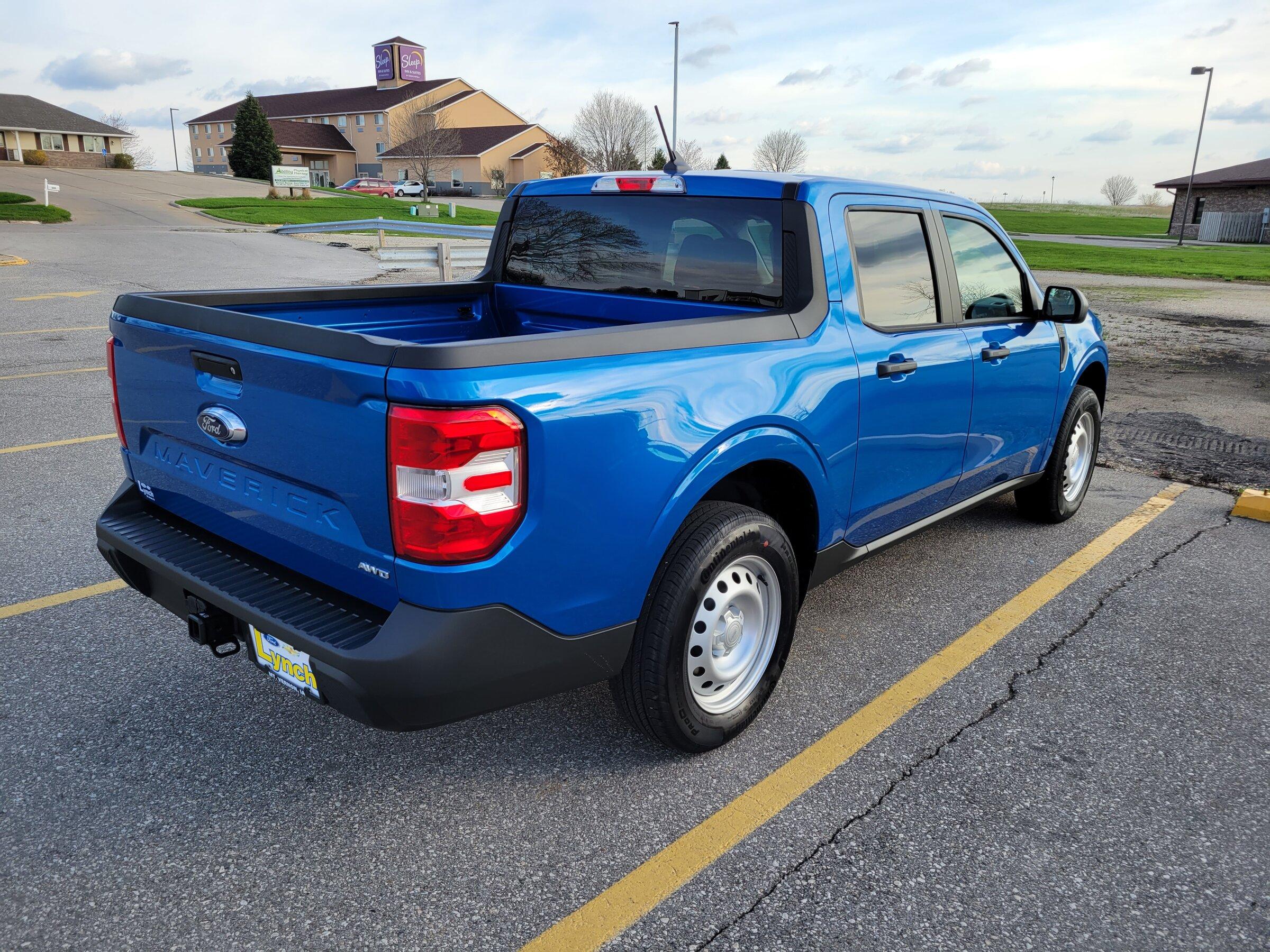 Ford Maverick Project QuikRik. My Velocity Blue XL AWD Performance build 20220506_181504