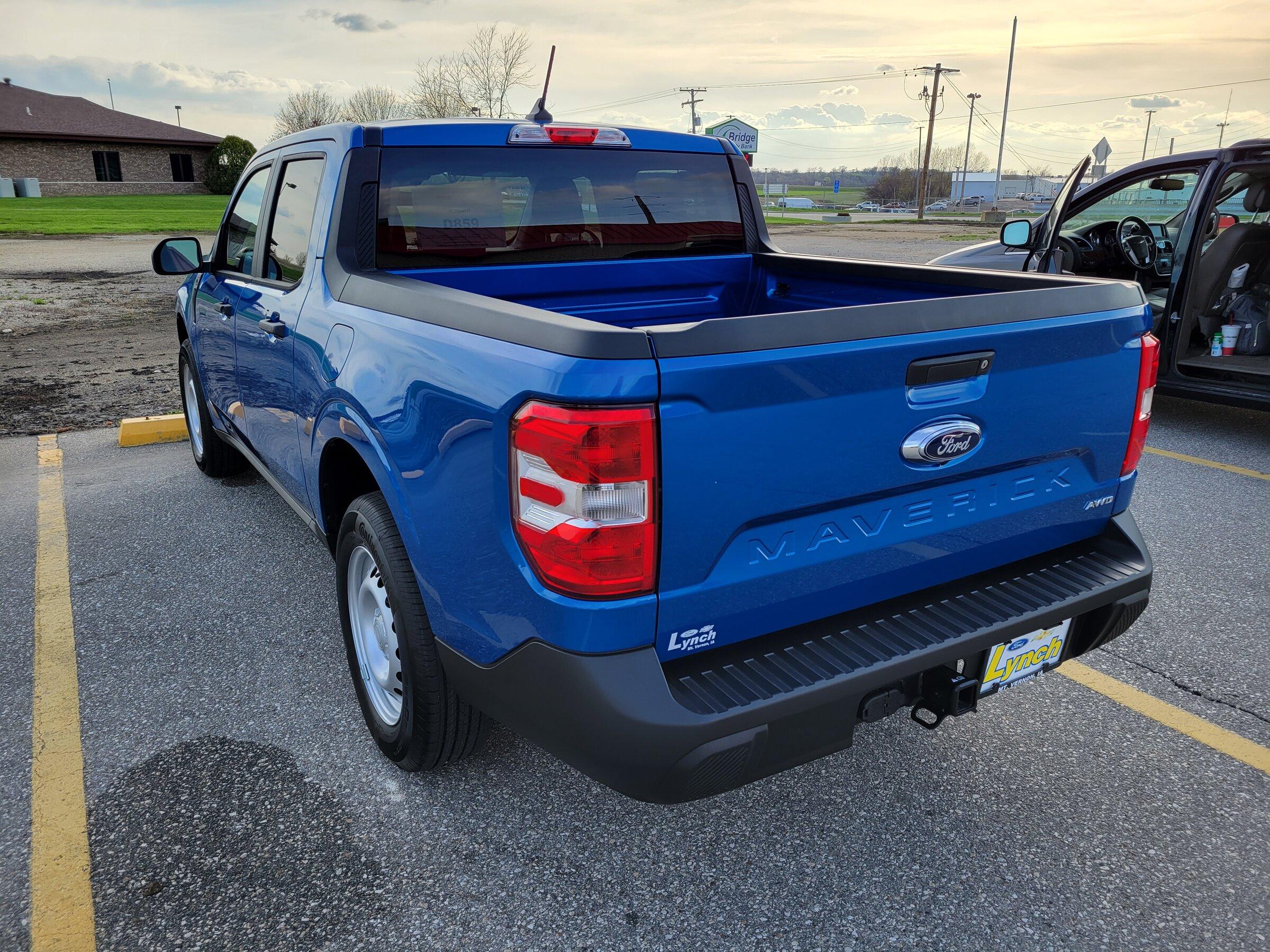 Ford Maverick Project QuikRik. My Velocity Blue XL AWD Performance build 20220506_181514