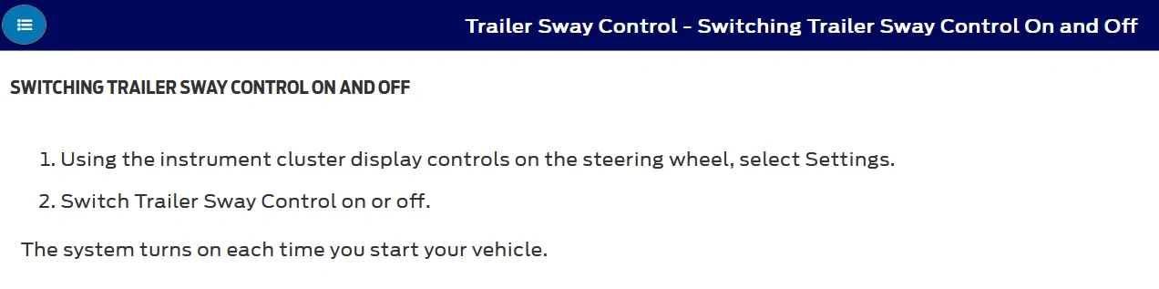 Ford Maverick Aftermarket Trailer Hitch and Wiring, Enable Trailer Sway Control? 1652376172722