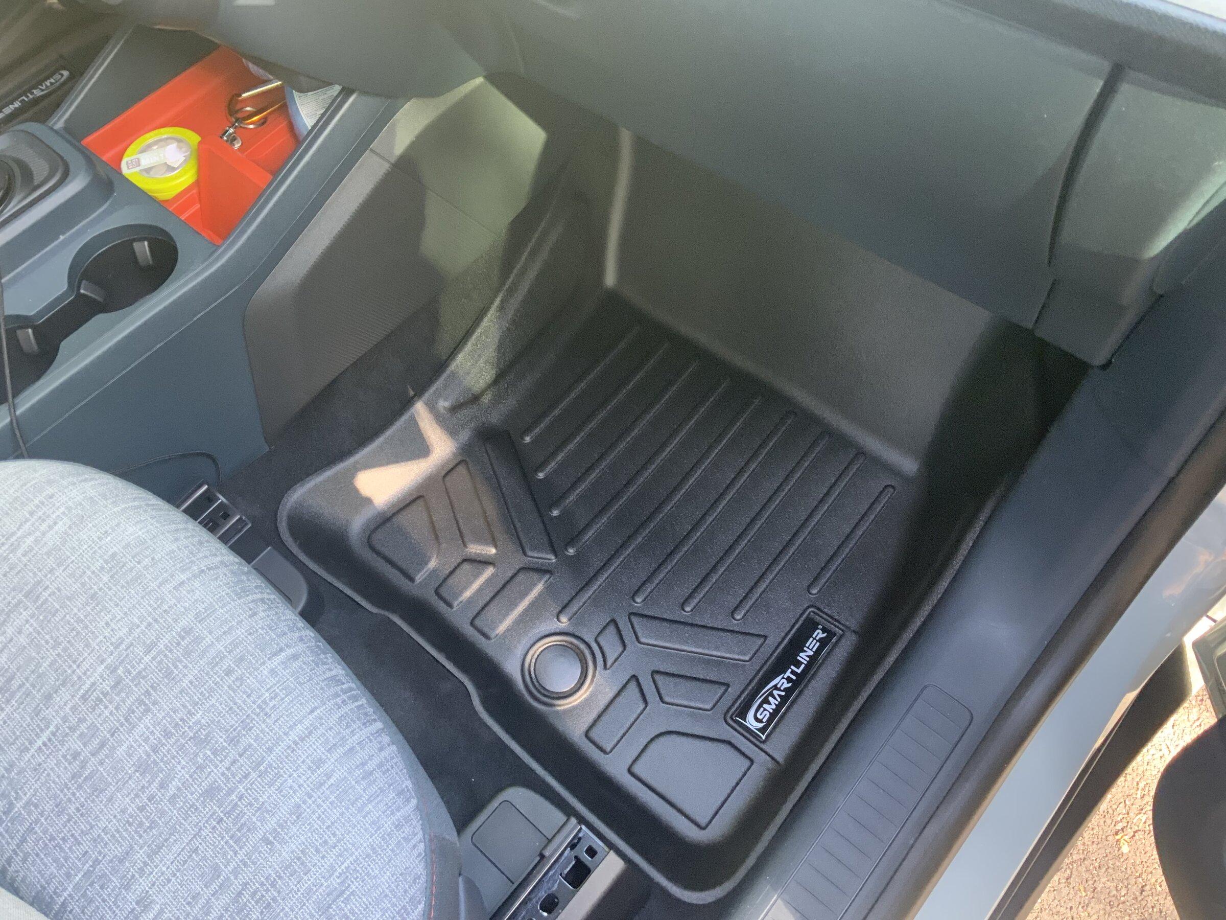 Ford Maverick Smartliner floor liners mats installed 358987E9-43E7-4D2A-B9E4-DD10A1A103CA