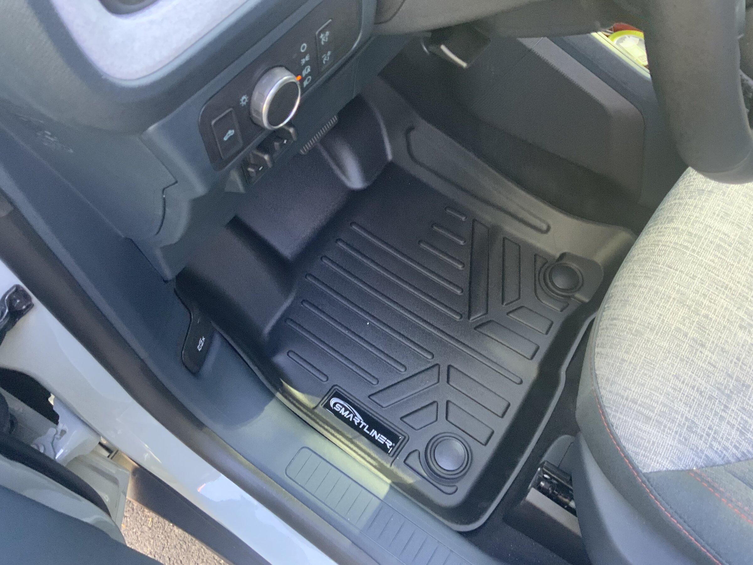 Ford Maverick Smartliner floor liners mats installed EFCC20F7-2BCF-474A-ACE6-5A4CC62DC6B4