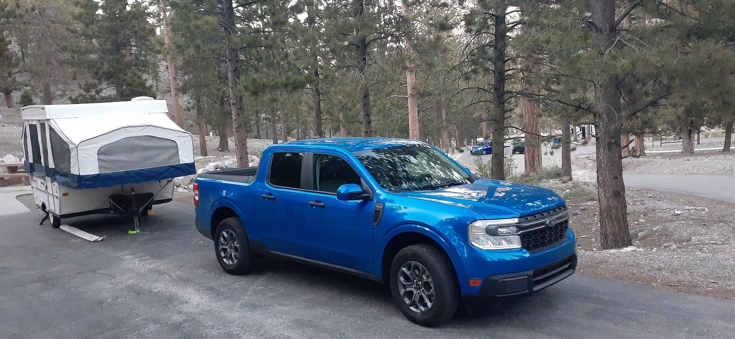 Ford Maverick Hybrid towing experience 20220513_194604