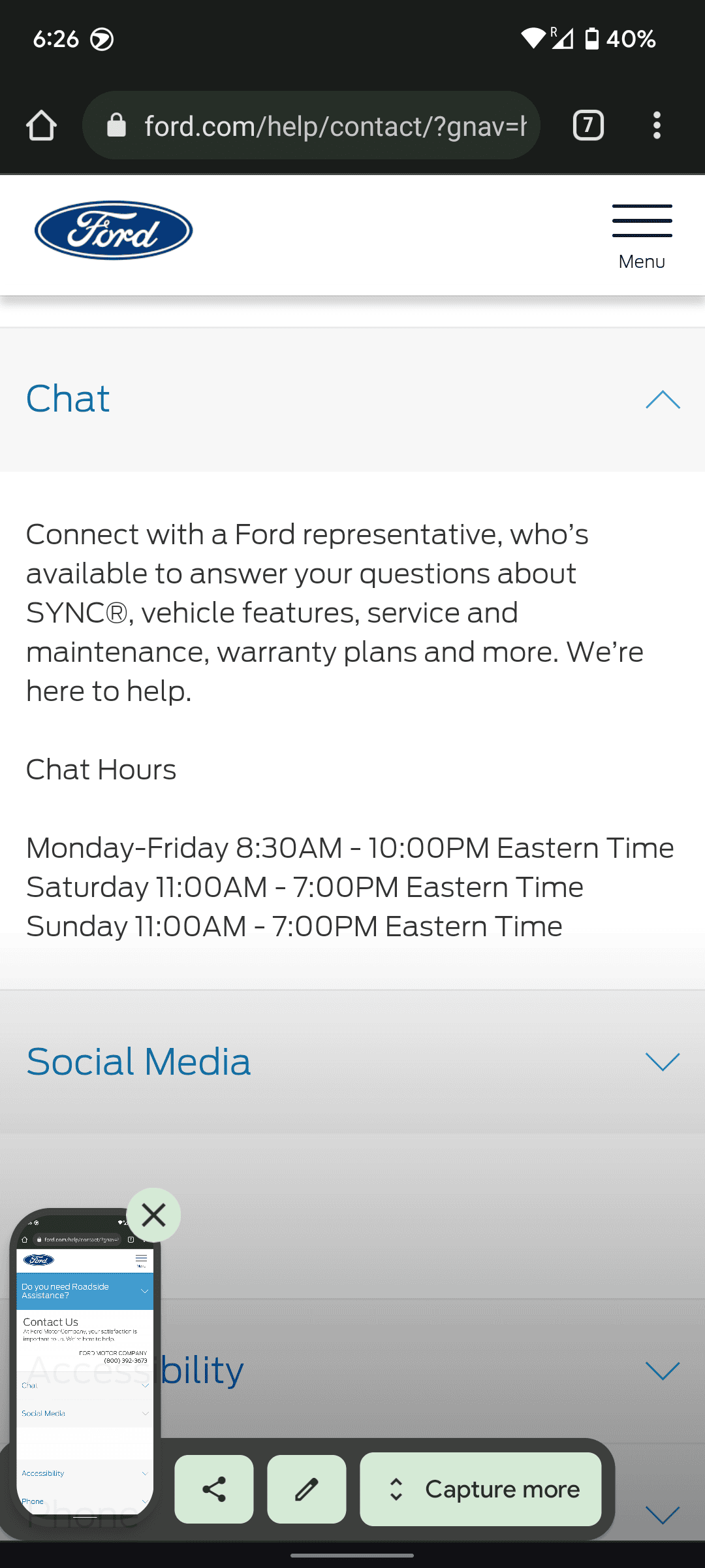 Ford Maverick Ford Chat How-To Screenshot_20220515-182640